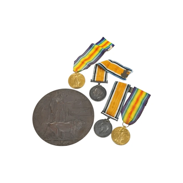 Two First World War medal pairs awarded to; S-29549 PTE. Ala...