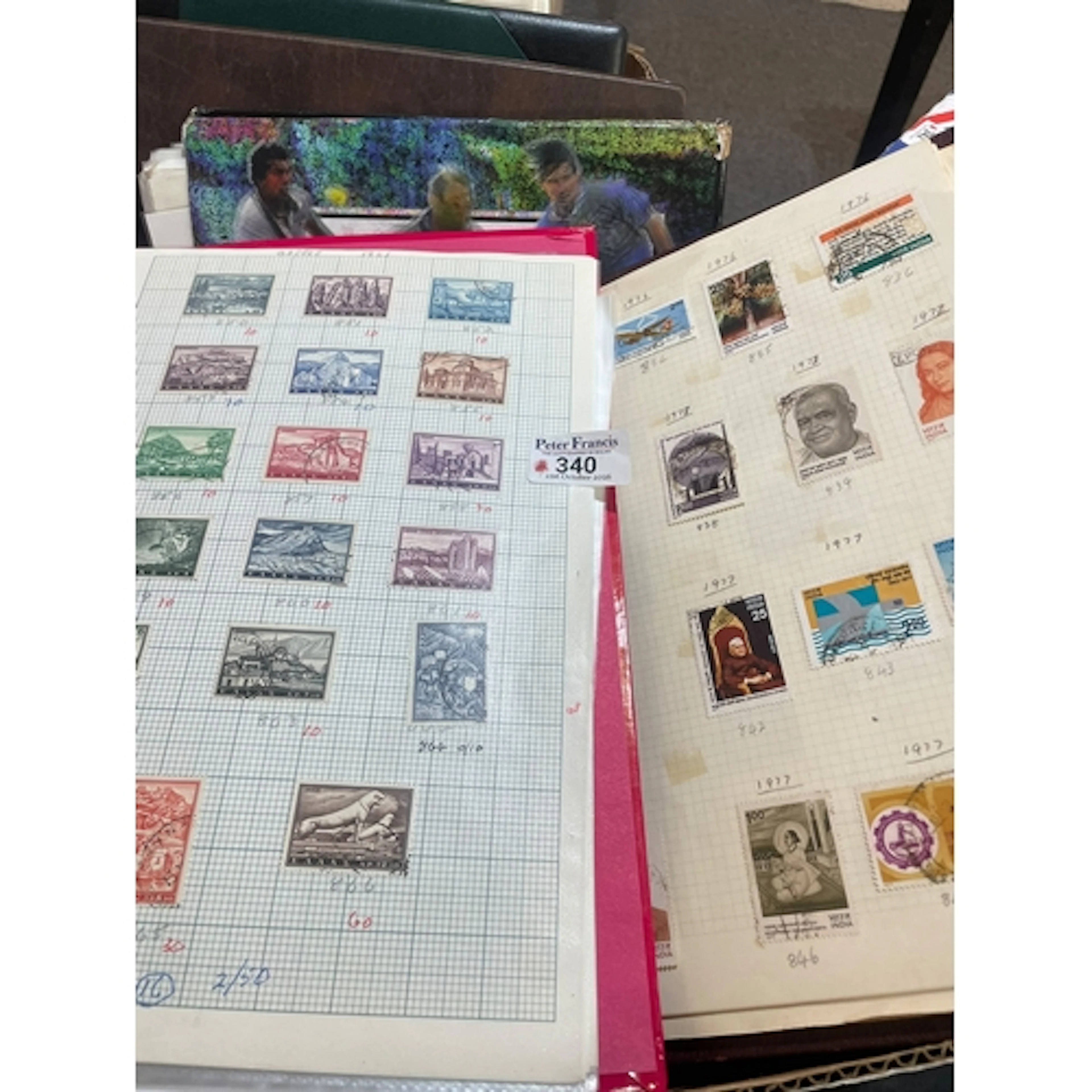 All World collection of stamps in various albums and ring bi...