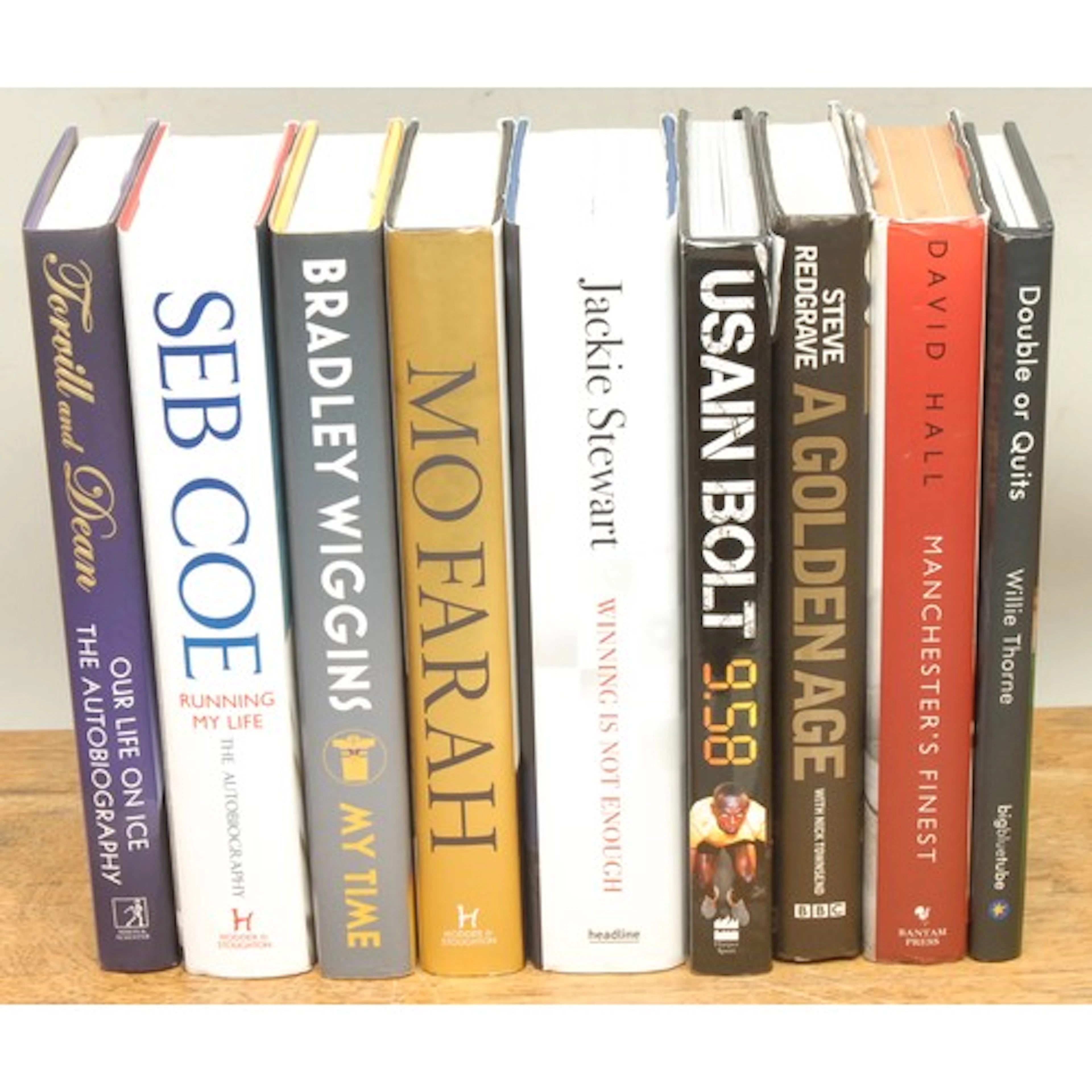 Sport - assorted signed hardback biographies and autobiograp...