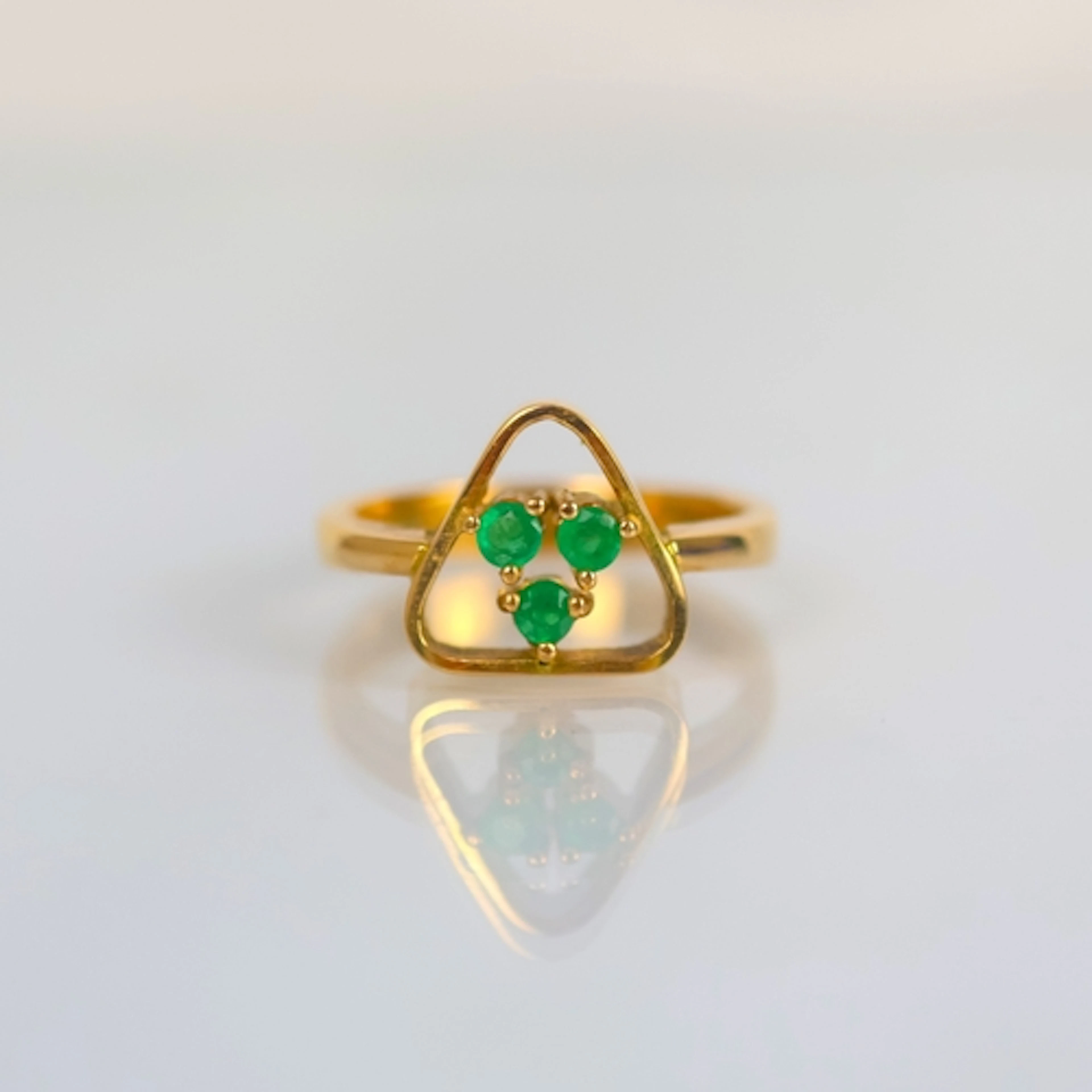 A contemporary yellow metal dress ring, by 'Roy Morris' the ...