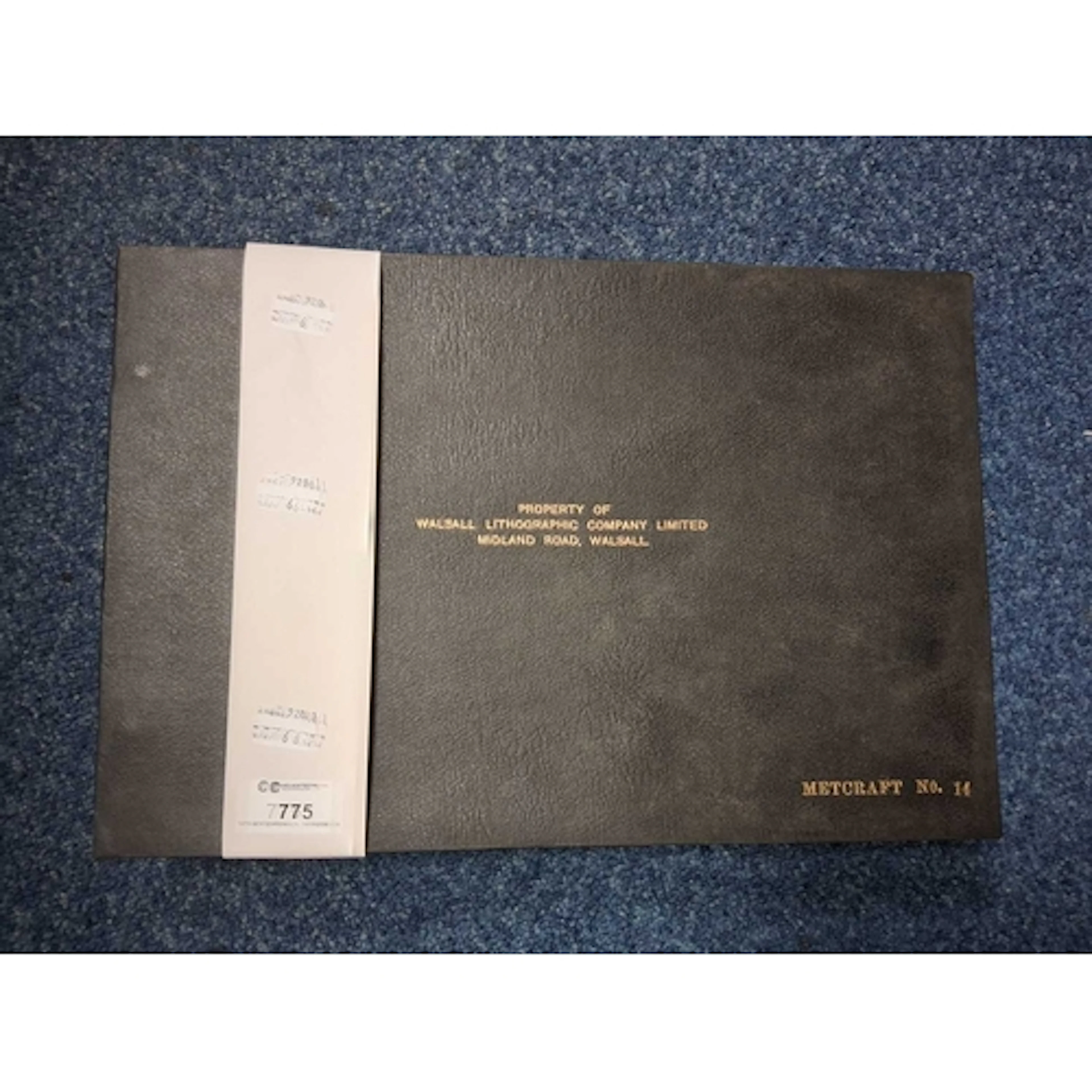 VINTAGE METCRAFT NO.14 SALESMAN SAMPLE PORTFOLIO, WALSALL LI...