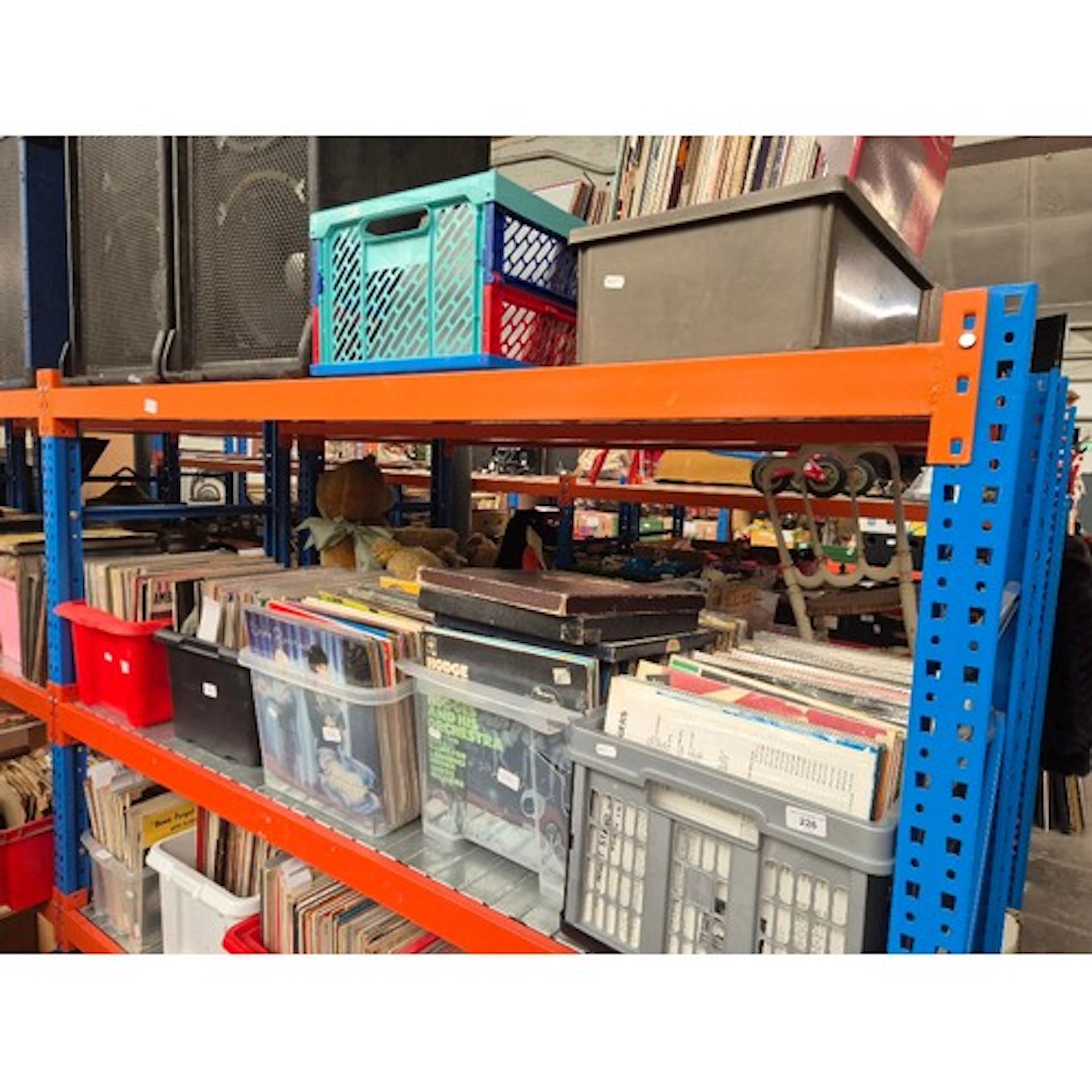 Seven boxes of LPs to include Woody Hermann, Count Basie, Ji...