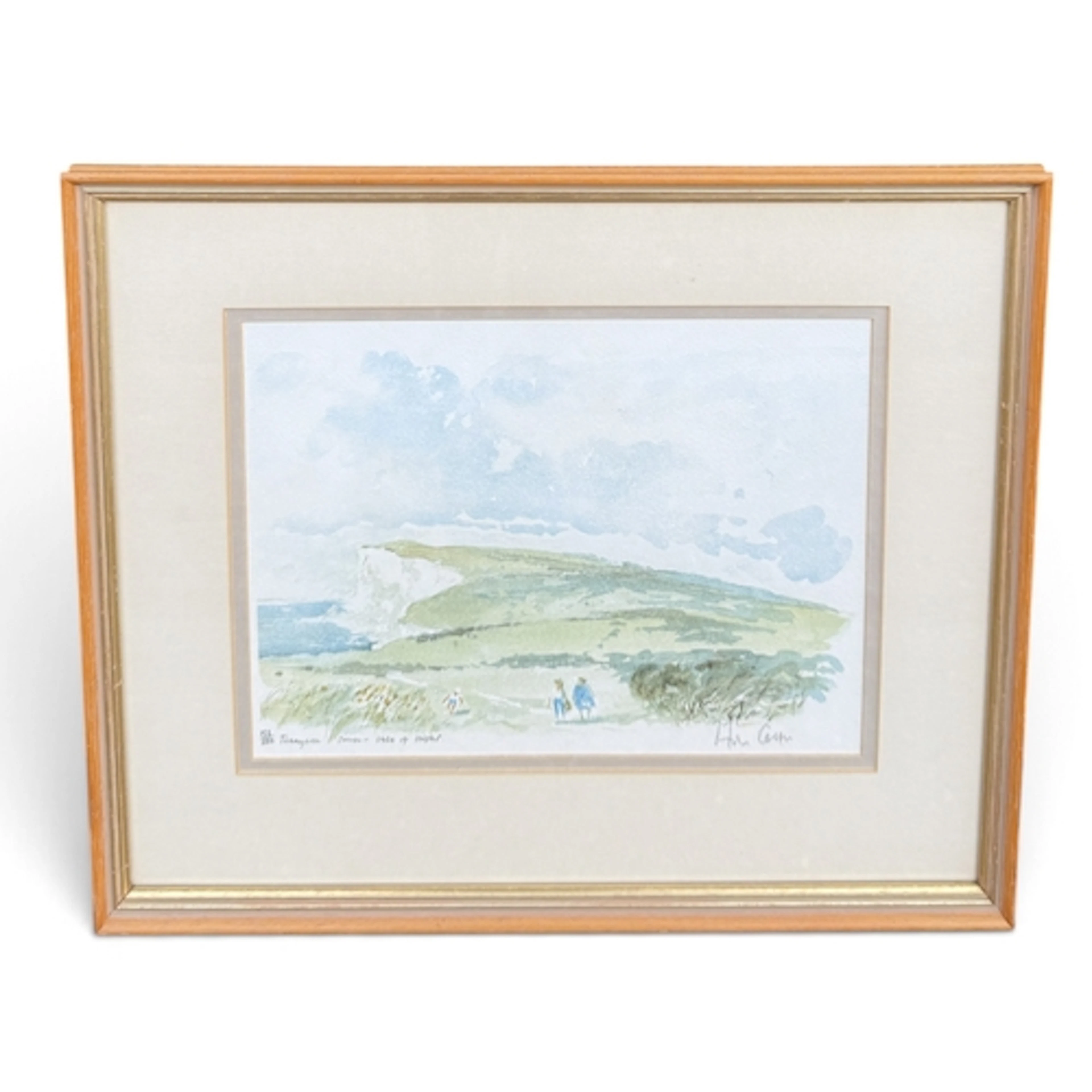 SIR HUGH CASSON (BRITISH 1910-1999): TENNYSON DOWN, ISLE OF ...