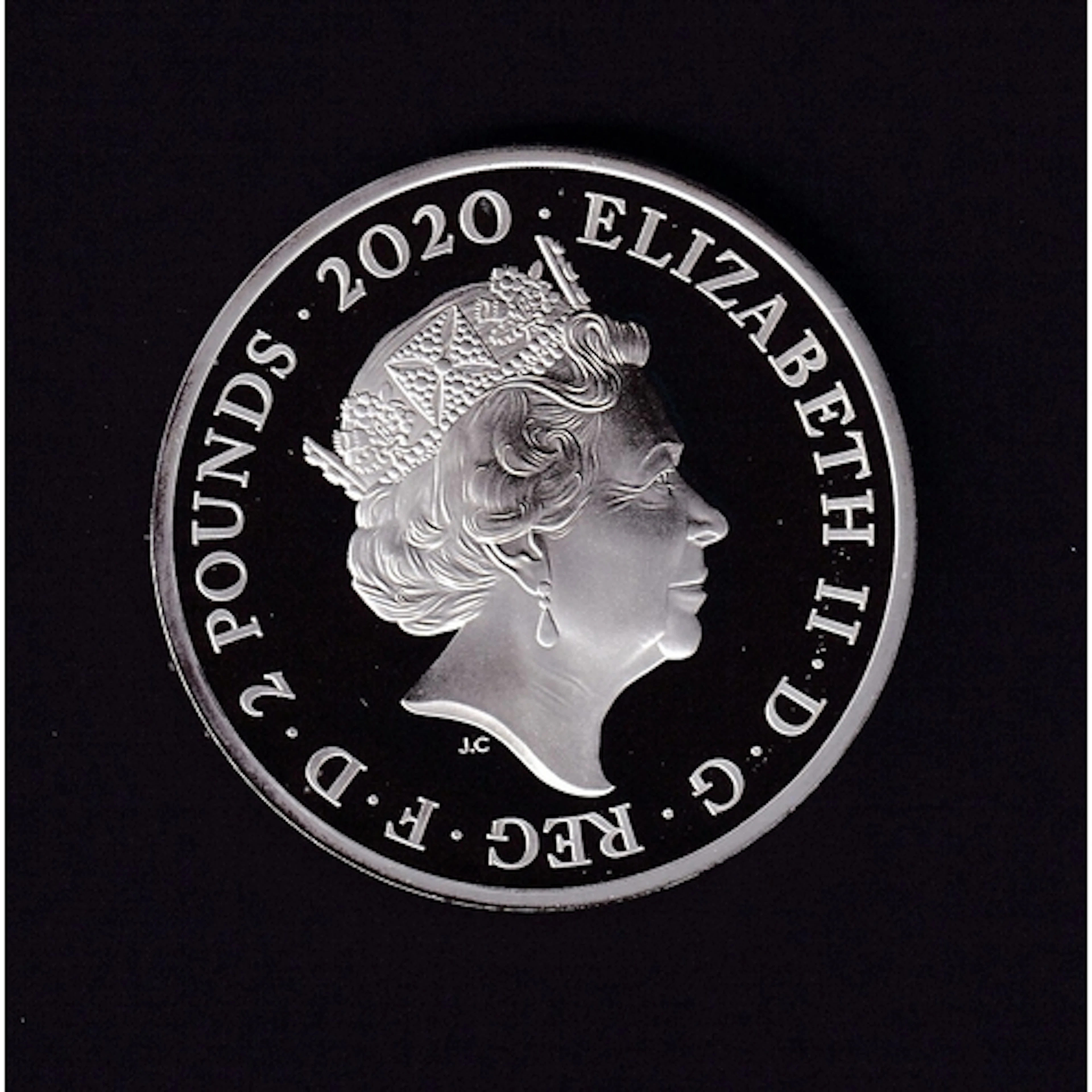 2020 UK Queen Elizabeth II silver proof £2 1oz coin, The Mus...