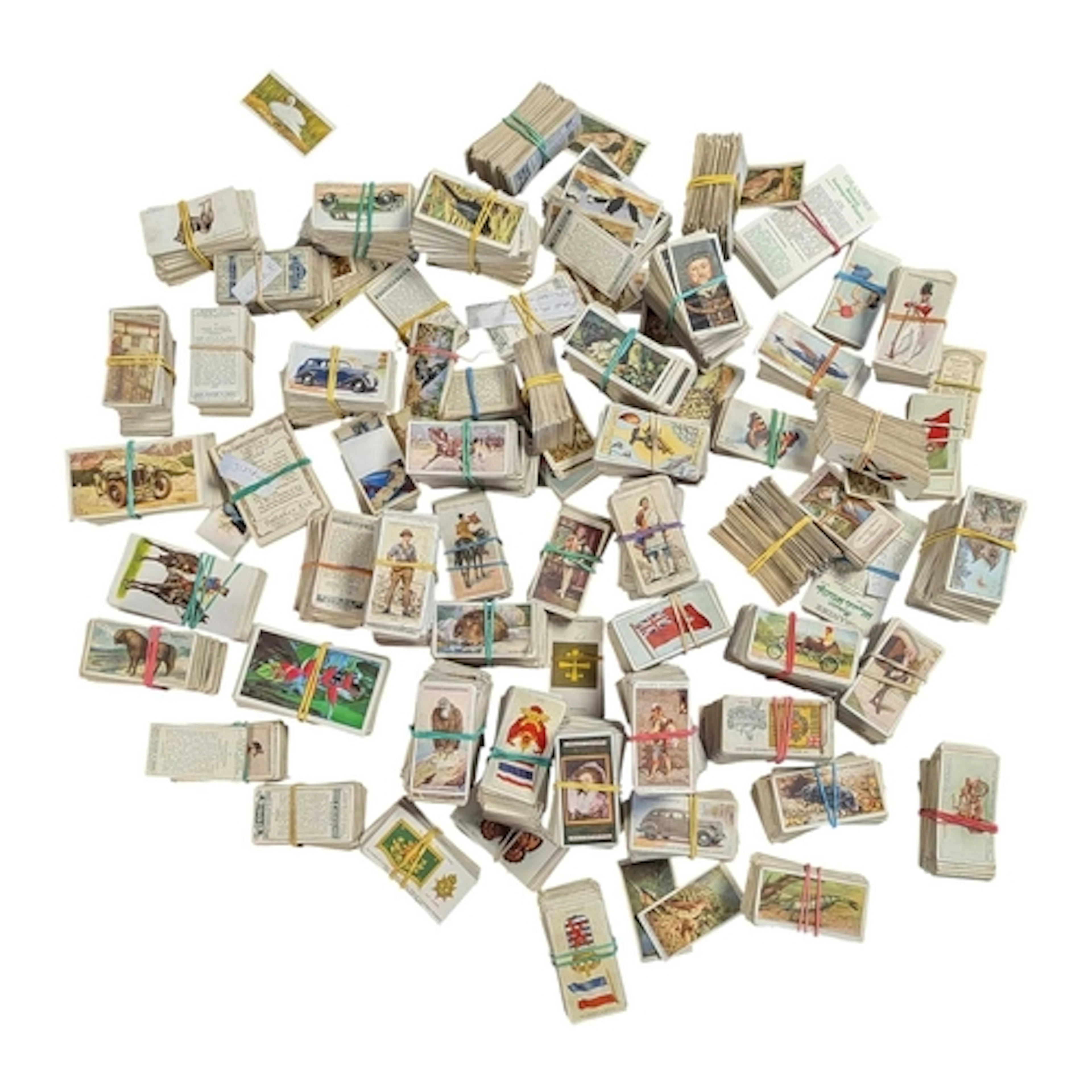 Collection of 20th century vintage cigarette cards. To inclu...