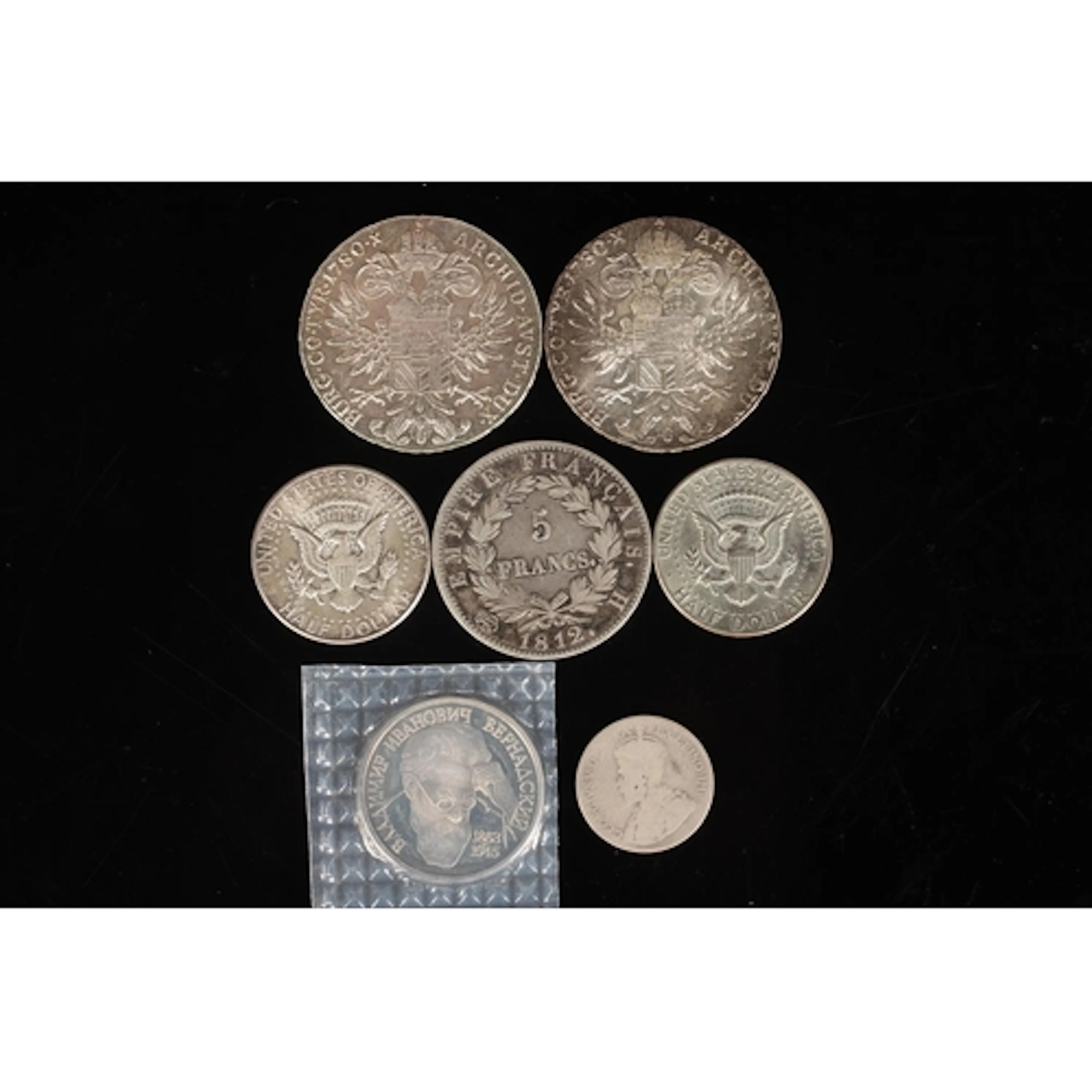 AUSTRIA Marie Theresa silver thaler 1780 SFX x2 26.2g. FRANC...