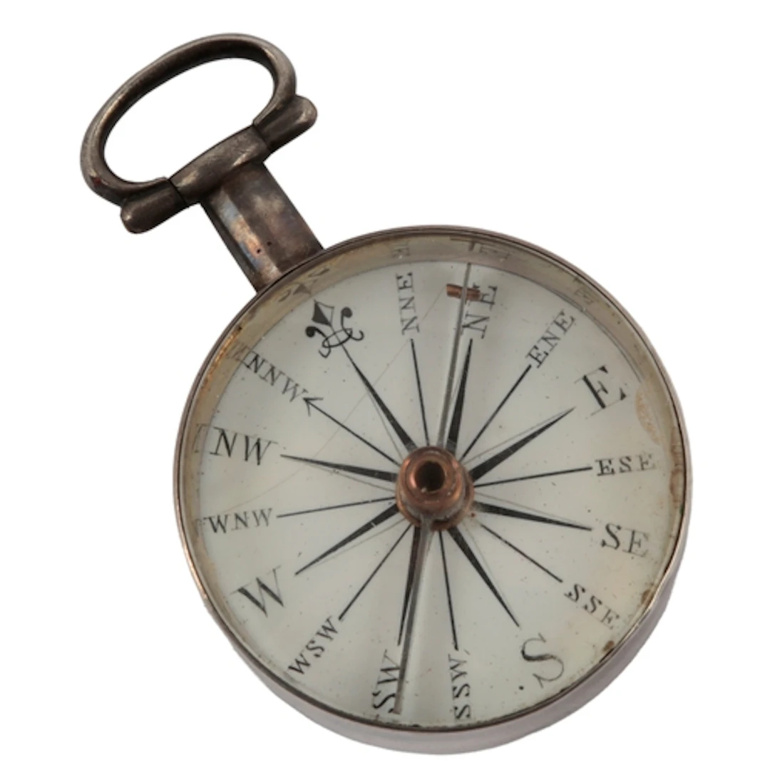 An early Victorian silver cased compass, by James & George S...