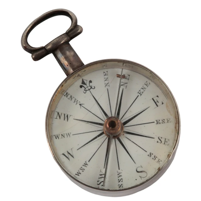 An early Victorian silver cased compass, by James & George S...