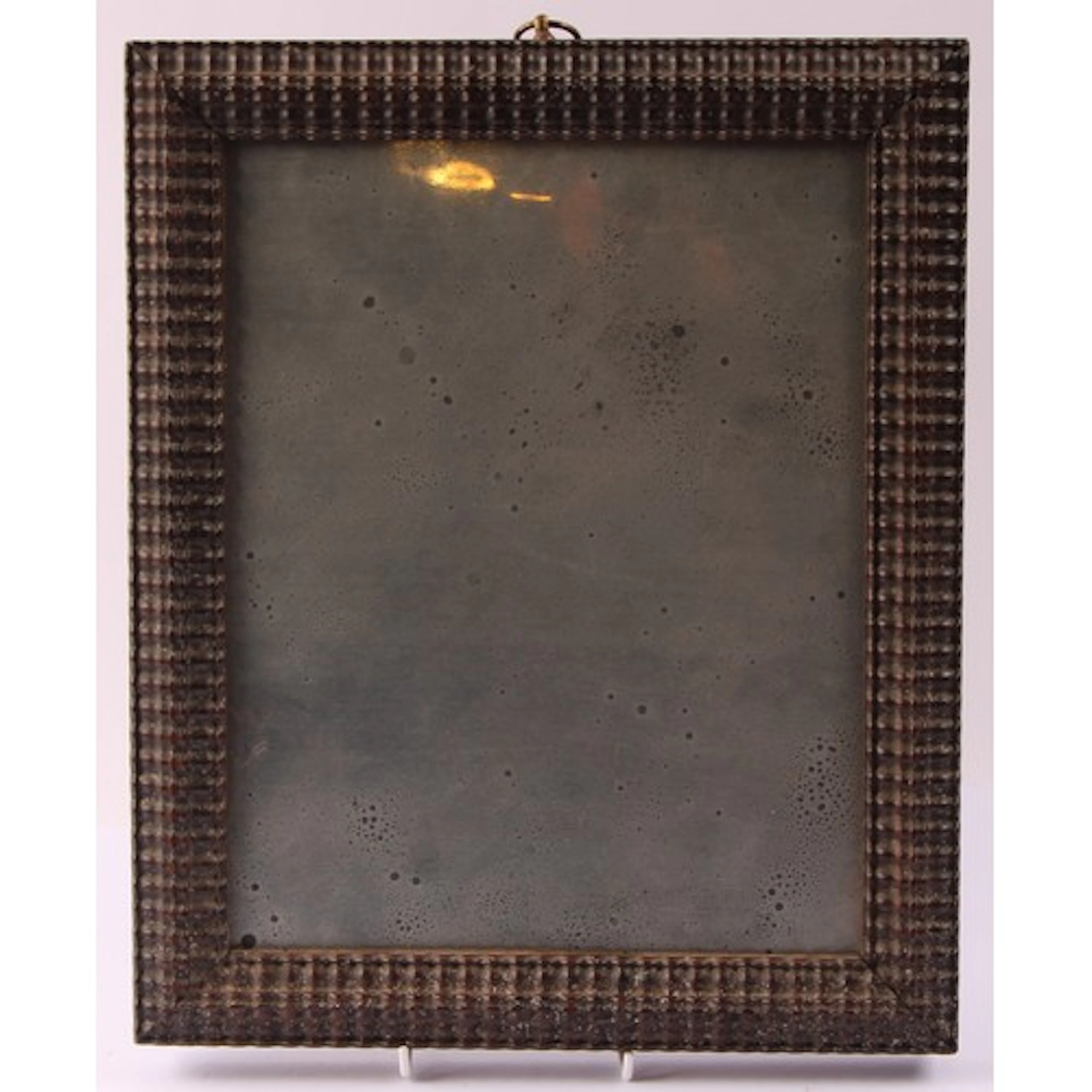 A 19th century Dutch Colonial rectangular hardwood ripple-mo...