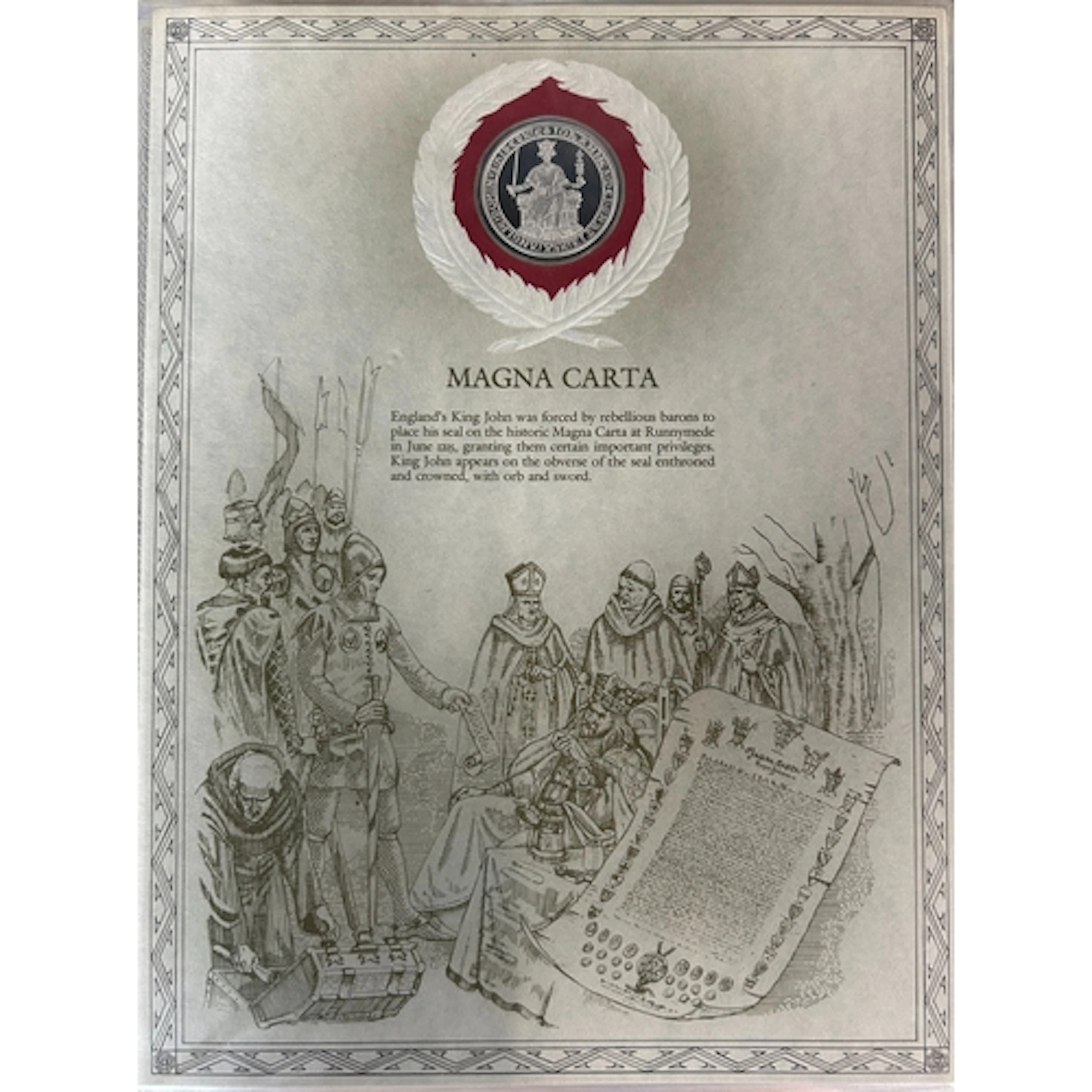 The World’s Great Historic Seals, a complete Franklin Mint s...