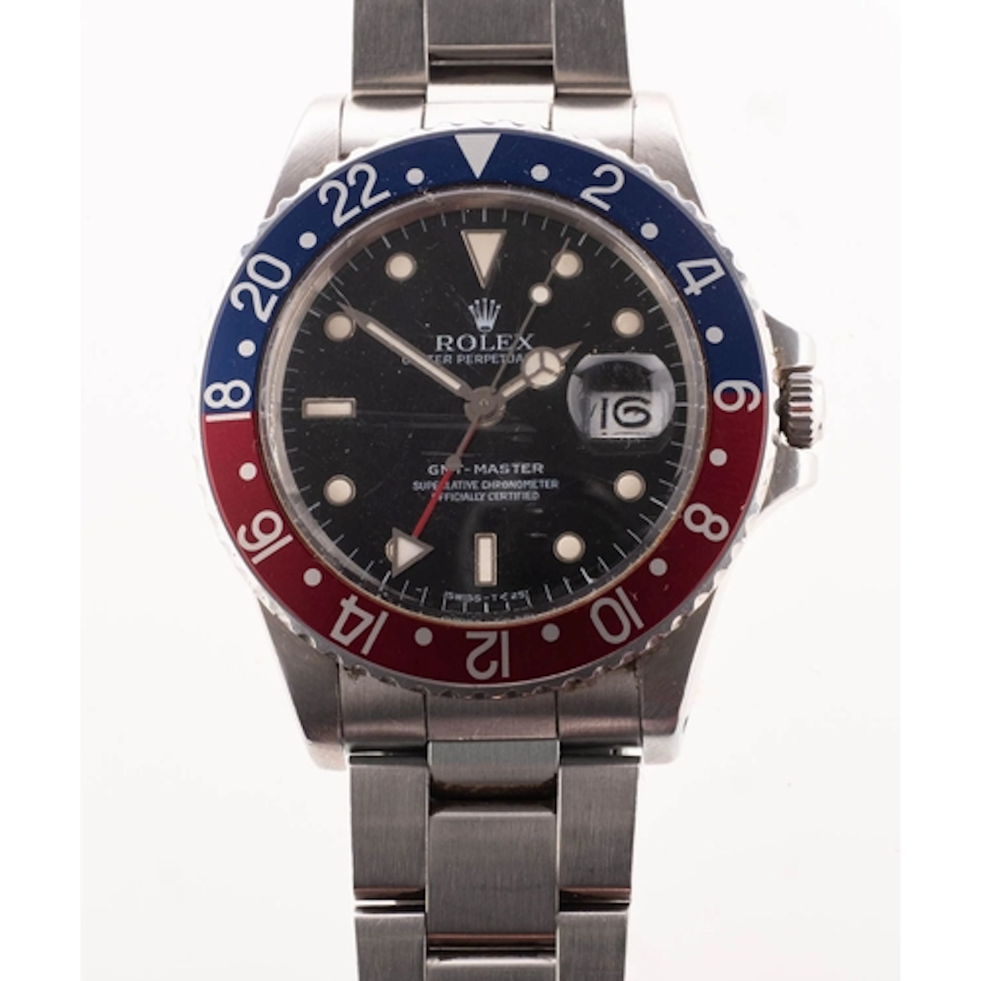 Rolex G.M.T. Master a gentleman's stainless-steel Oyster per...
