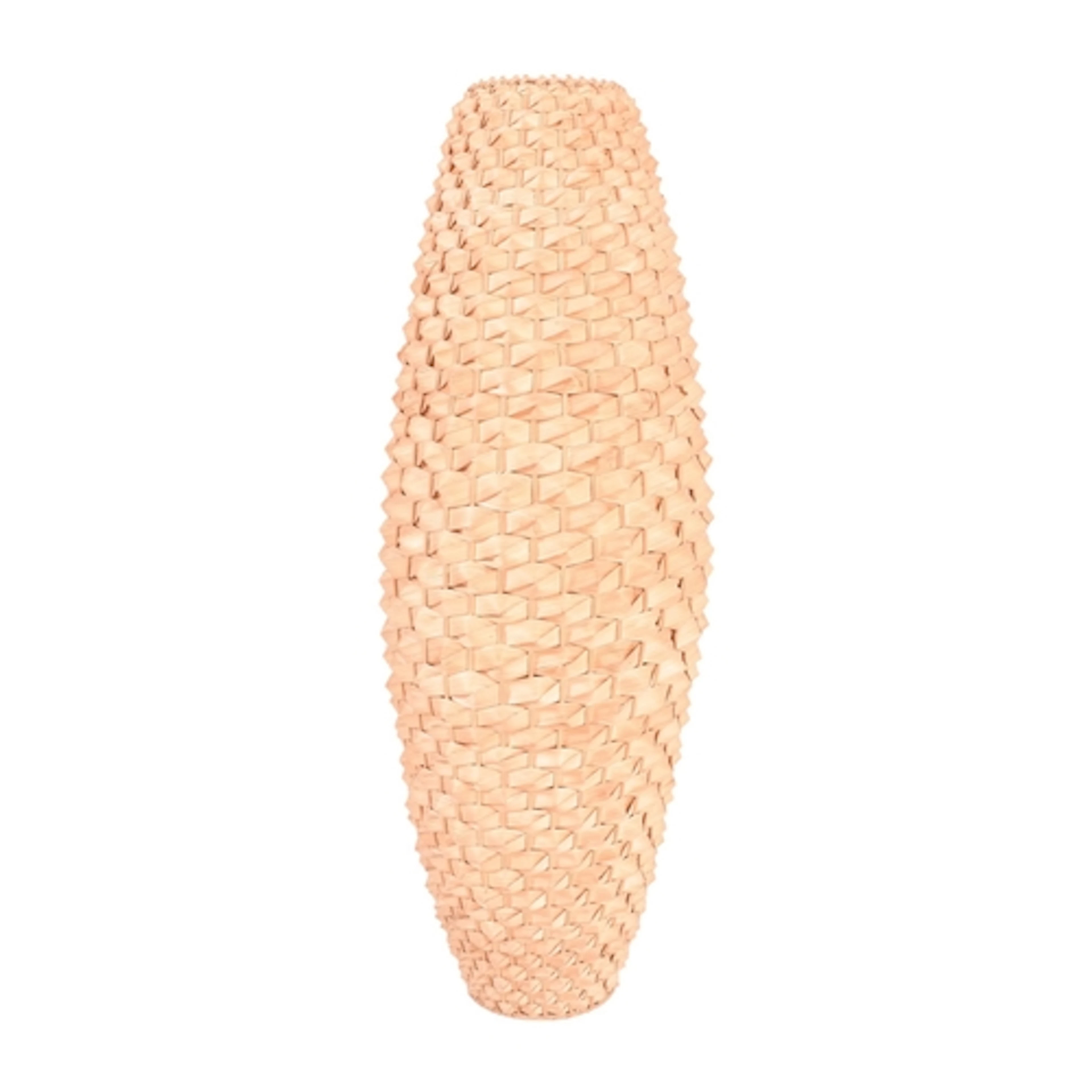 A vintage Italian inspired 20th century woven rattan pineapp...