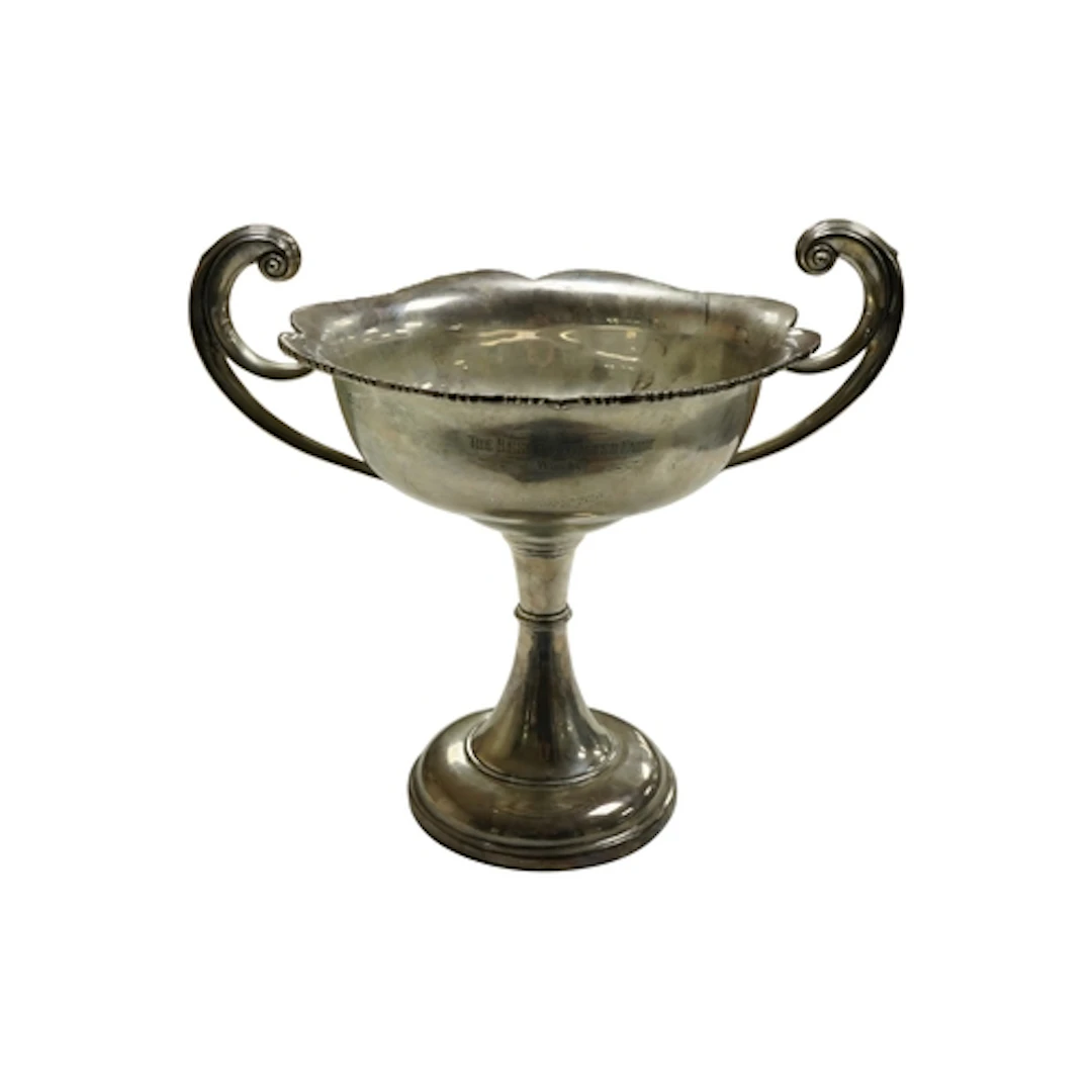 An Edwardian twin handled presentation pedestal dish London,...