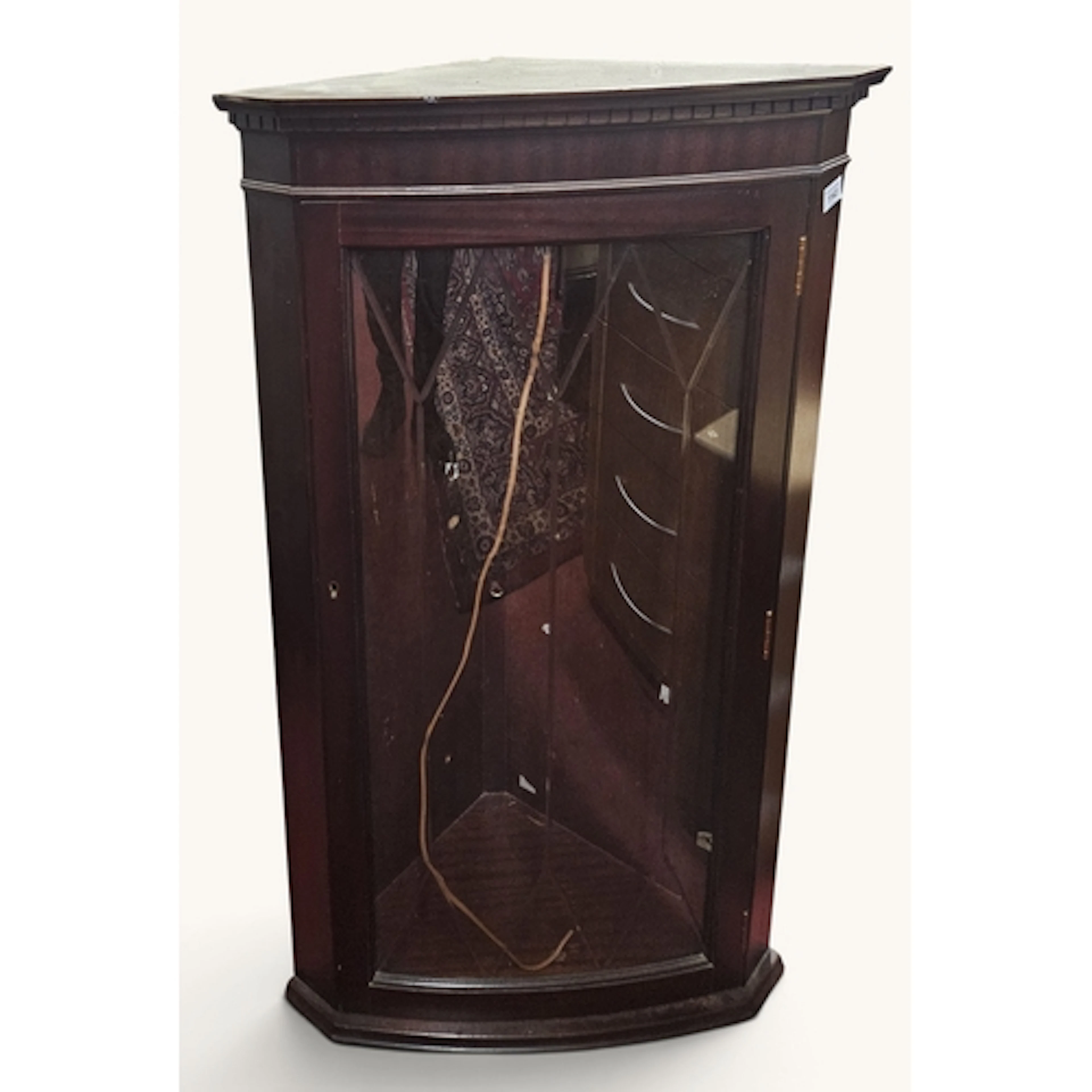 A 20th Century wall mounted Corner Unit.