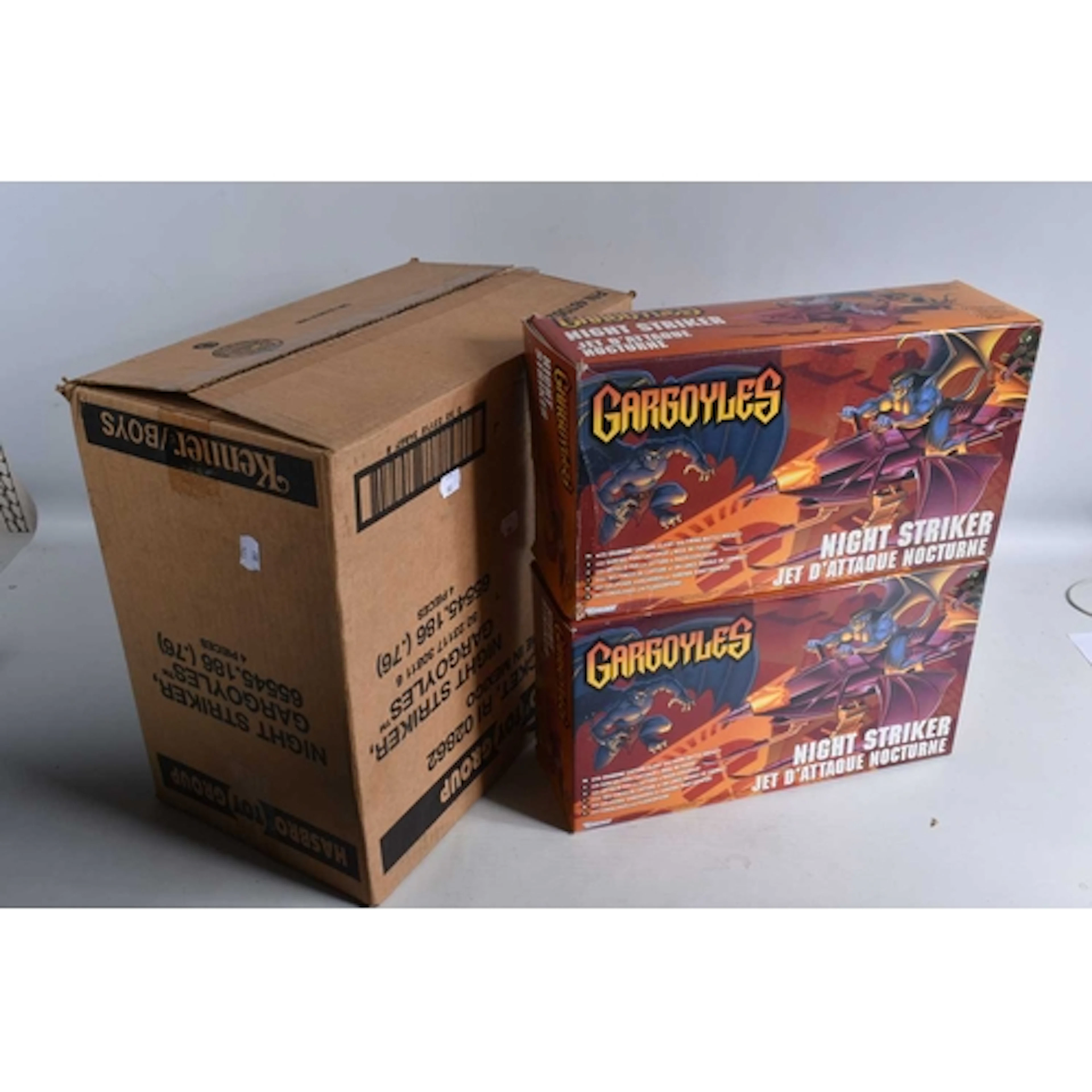 SIX BOXED KENNER GARGOYLES NIGHT STRIKER, 65545 186, all app...