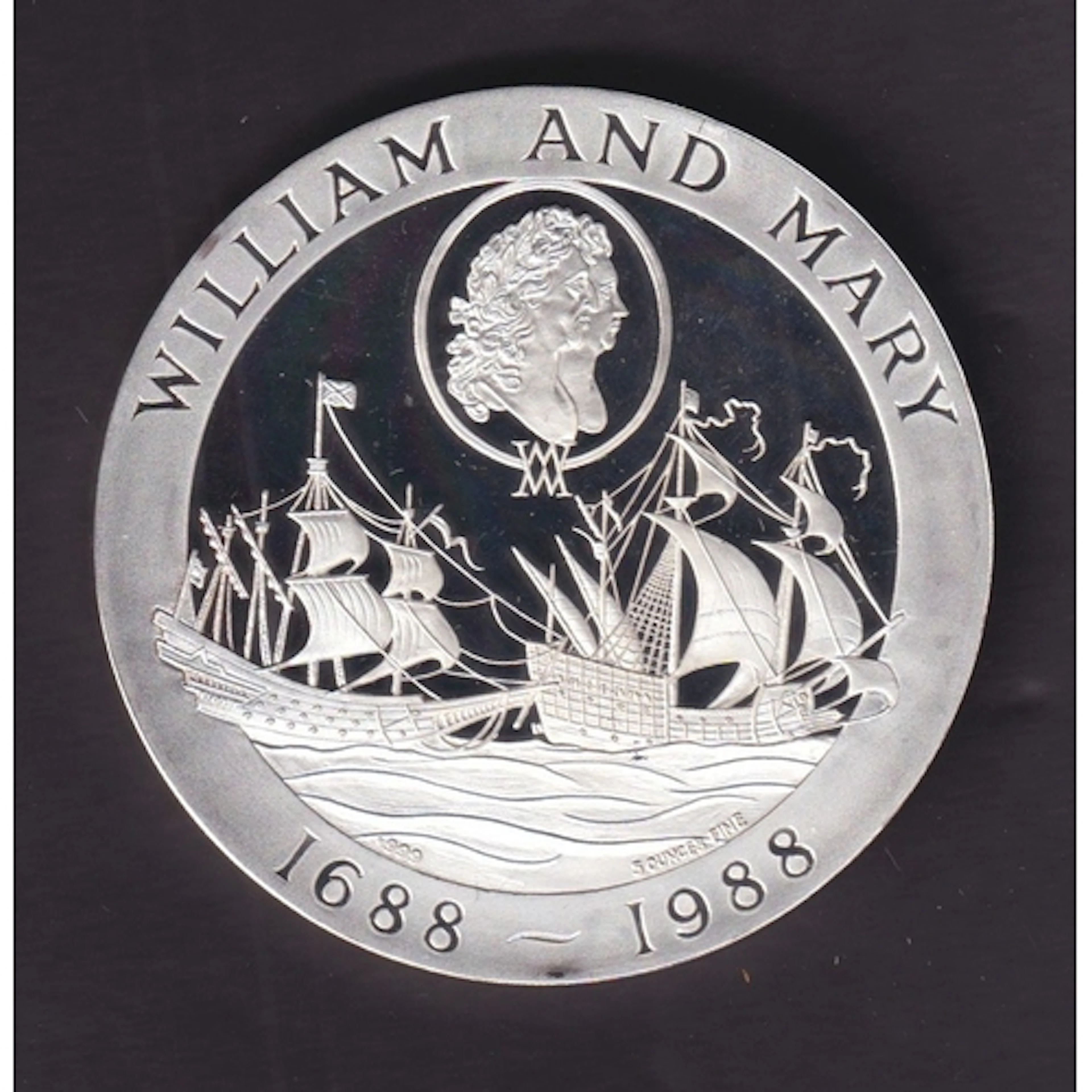 1988 British Numismatic Trade Association Coinex silver proo...