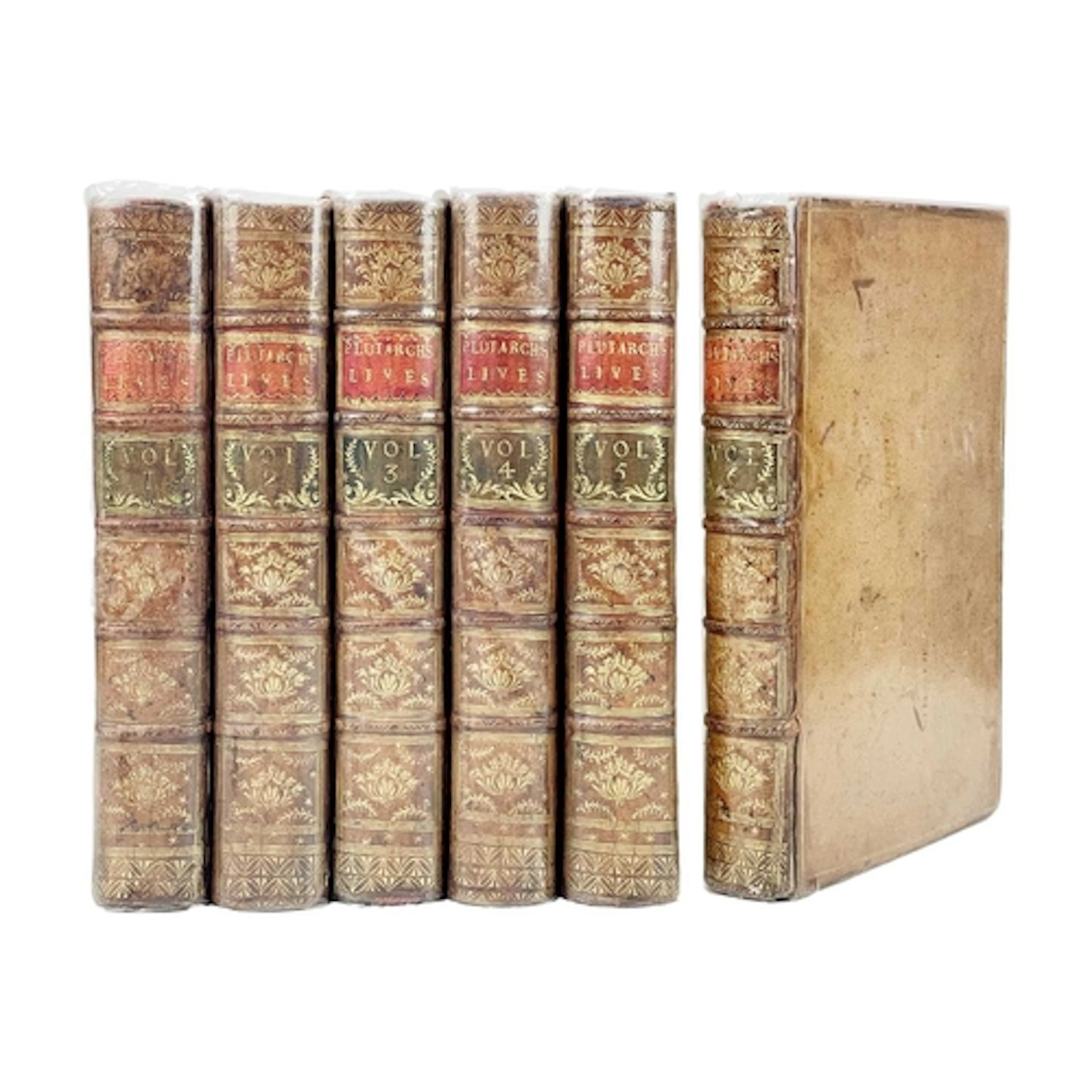 (Plutarch) Plutarch's Lives, in Six Volumes…translated from ...