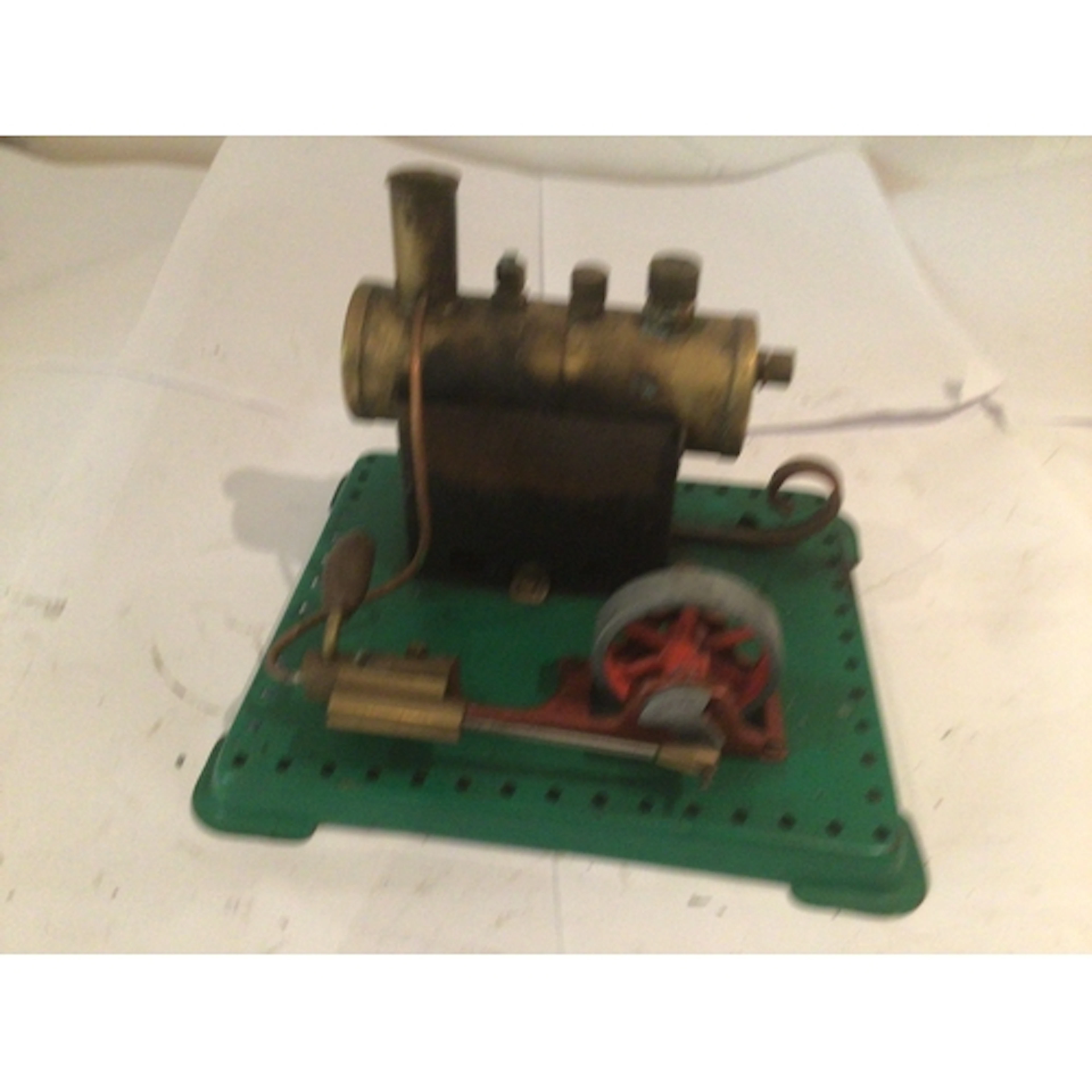 A static model steam engine Mamod style. Untested.