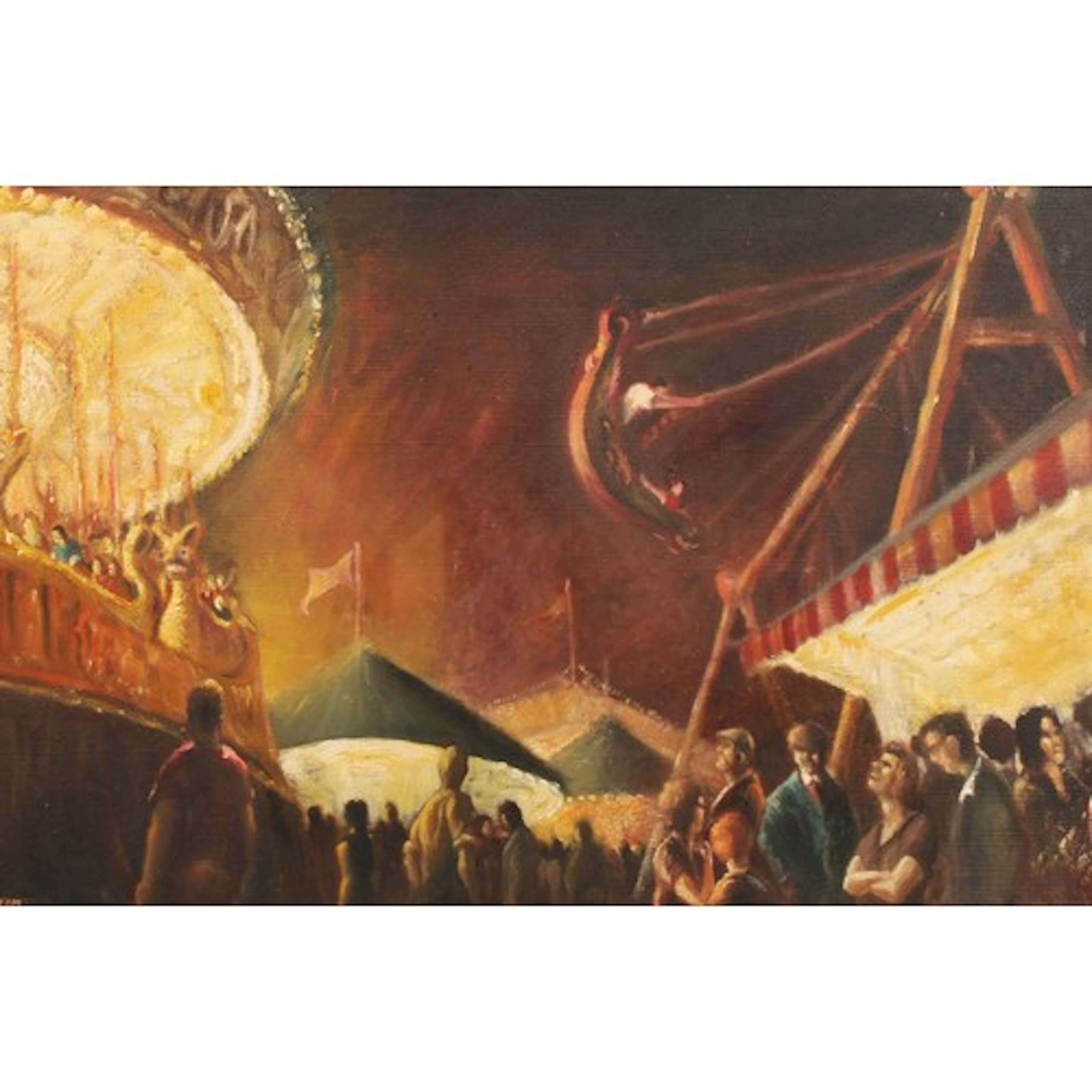 Impressionist School (20th century) Goose Fair, Nottingham s...