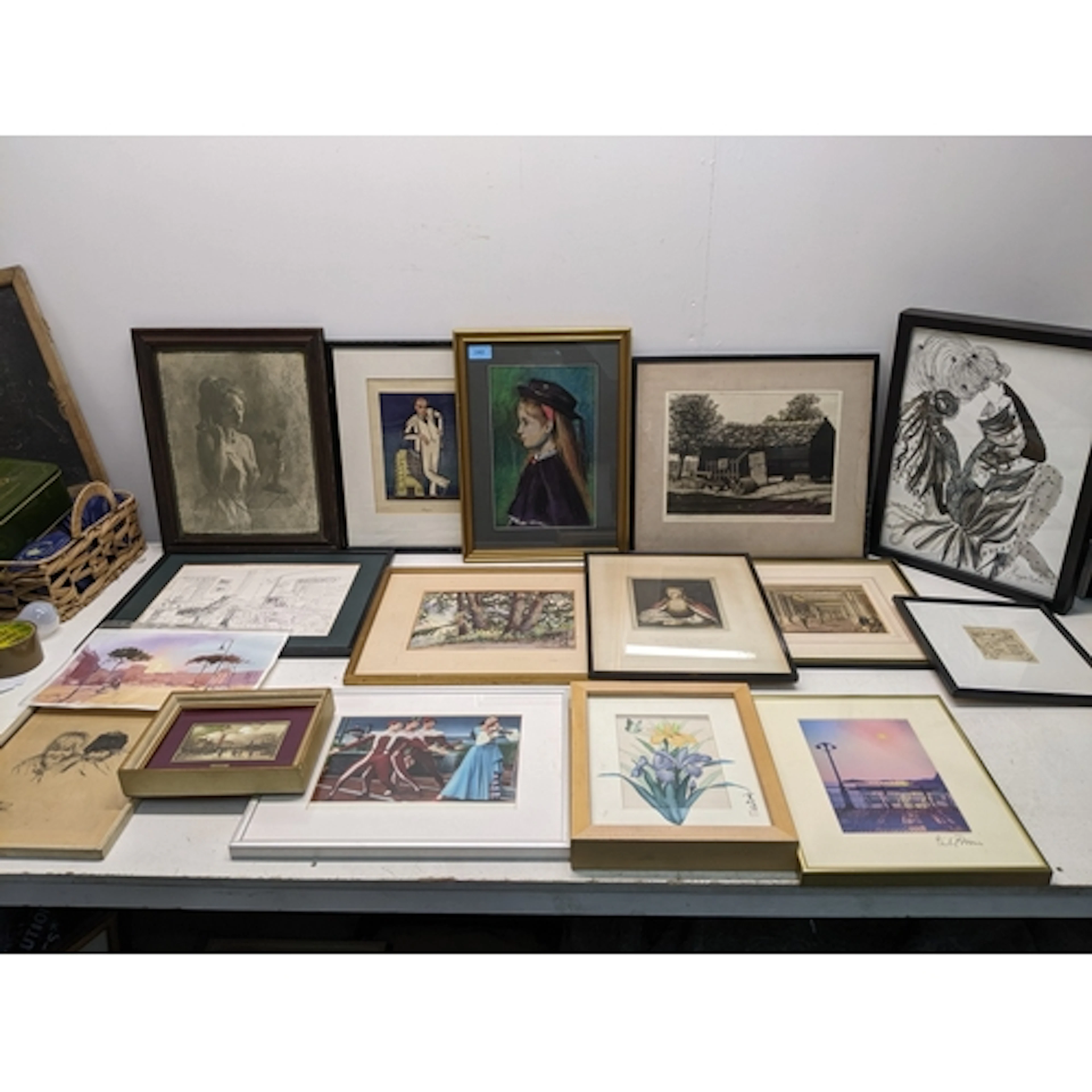 A quantity of mixed pictures to include, George Hearn, "Seli...