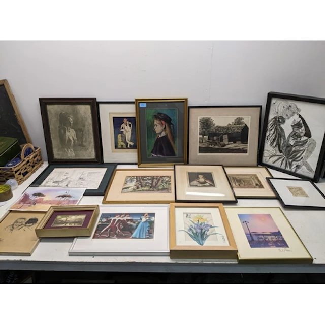 A quantity of mixed pictures to include, George Hearn, "Seli...