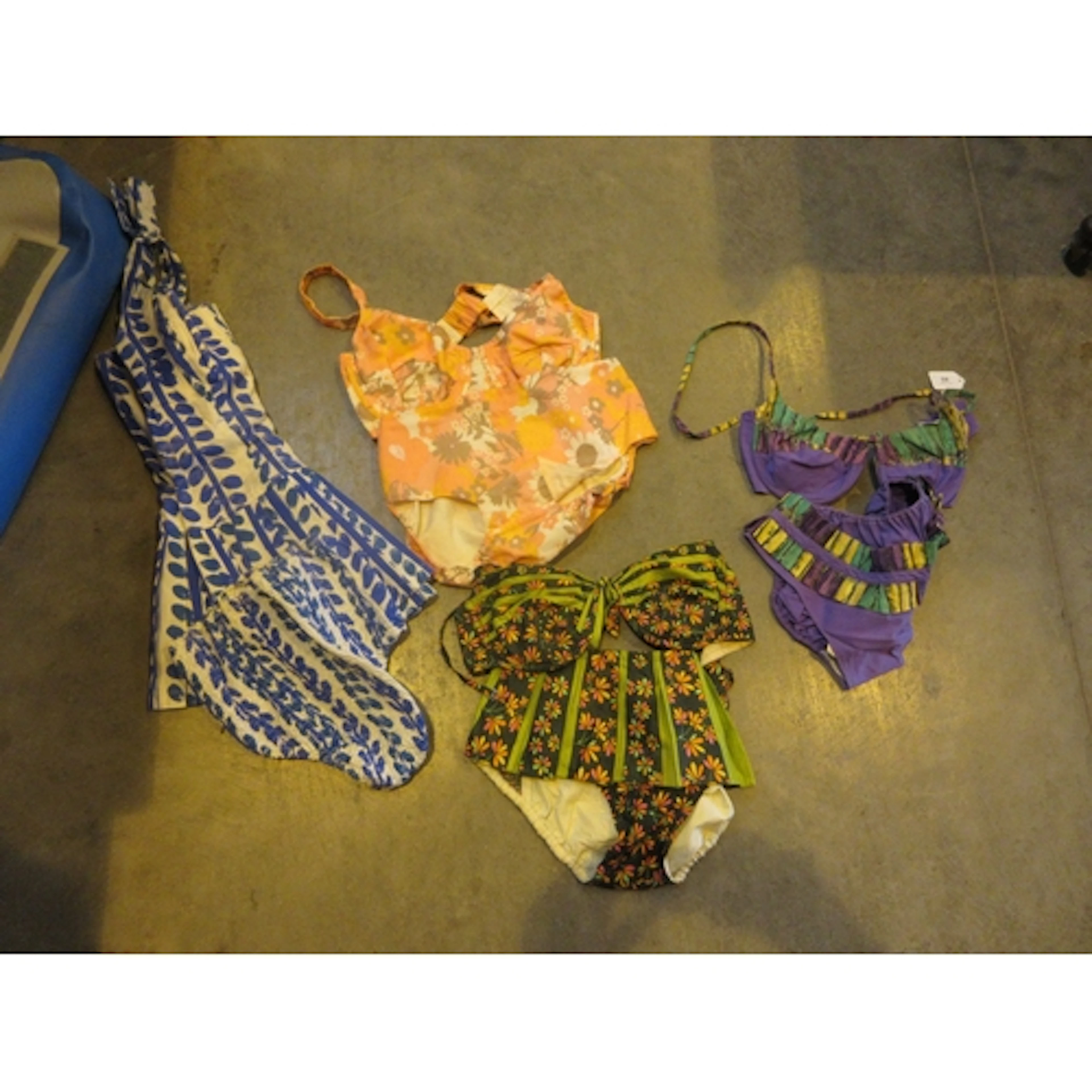 Four Vintage Swimming Costumes