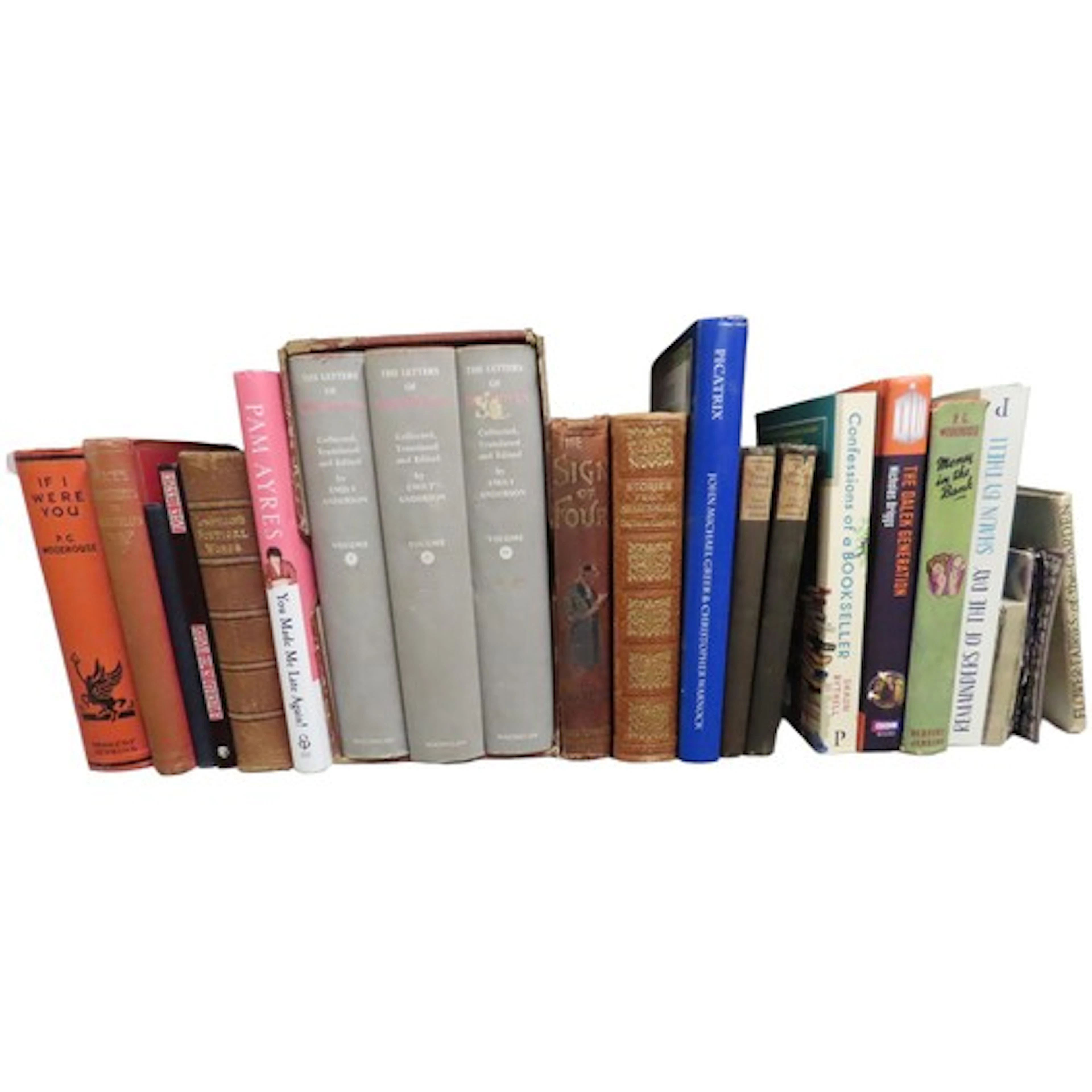 Seven mixed literature including P G Wodehouse, Daisy Ashfor...
