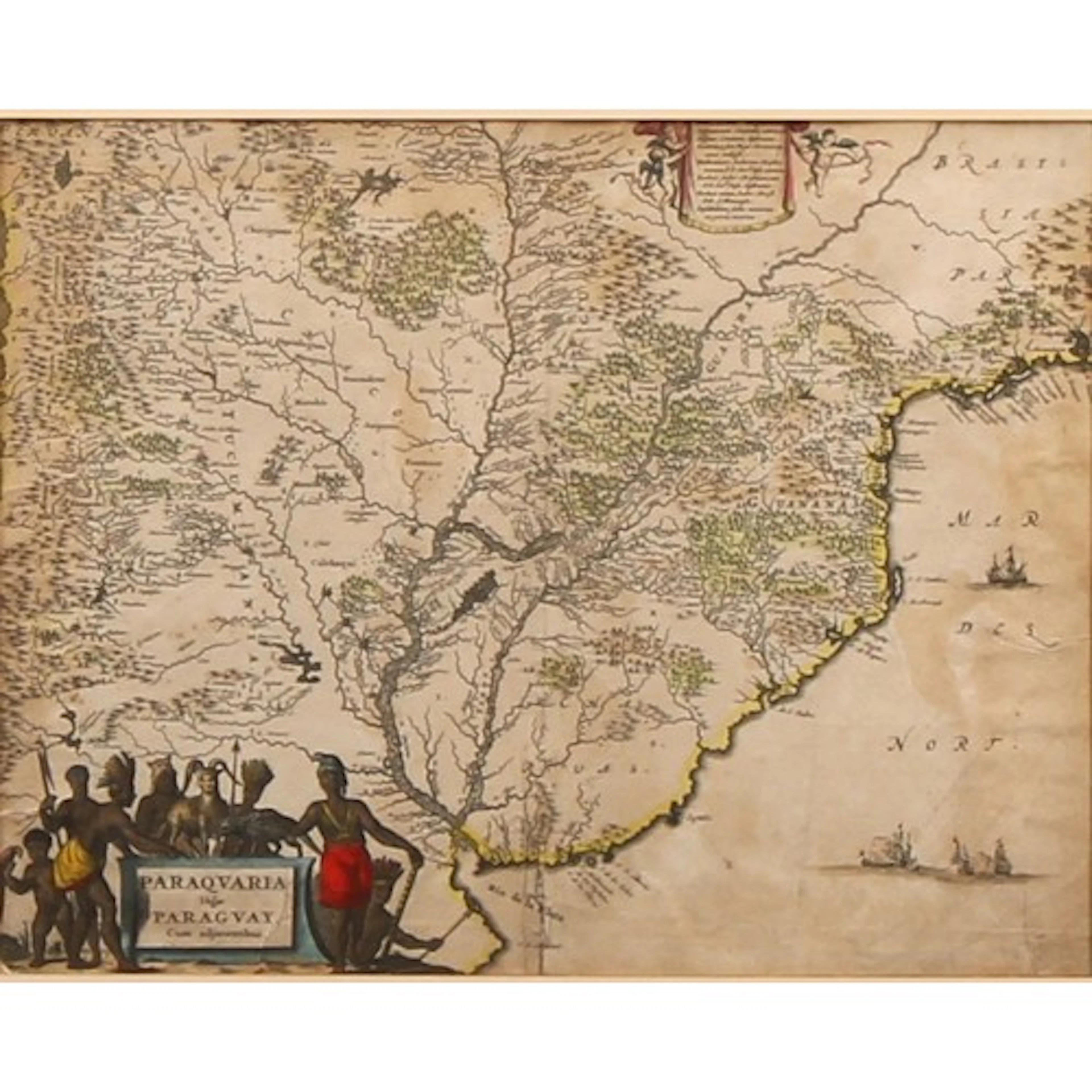 South America - Jacob van Meurs (1619/20 - c.1680), a two-pa...
