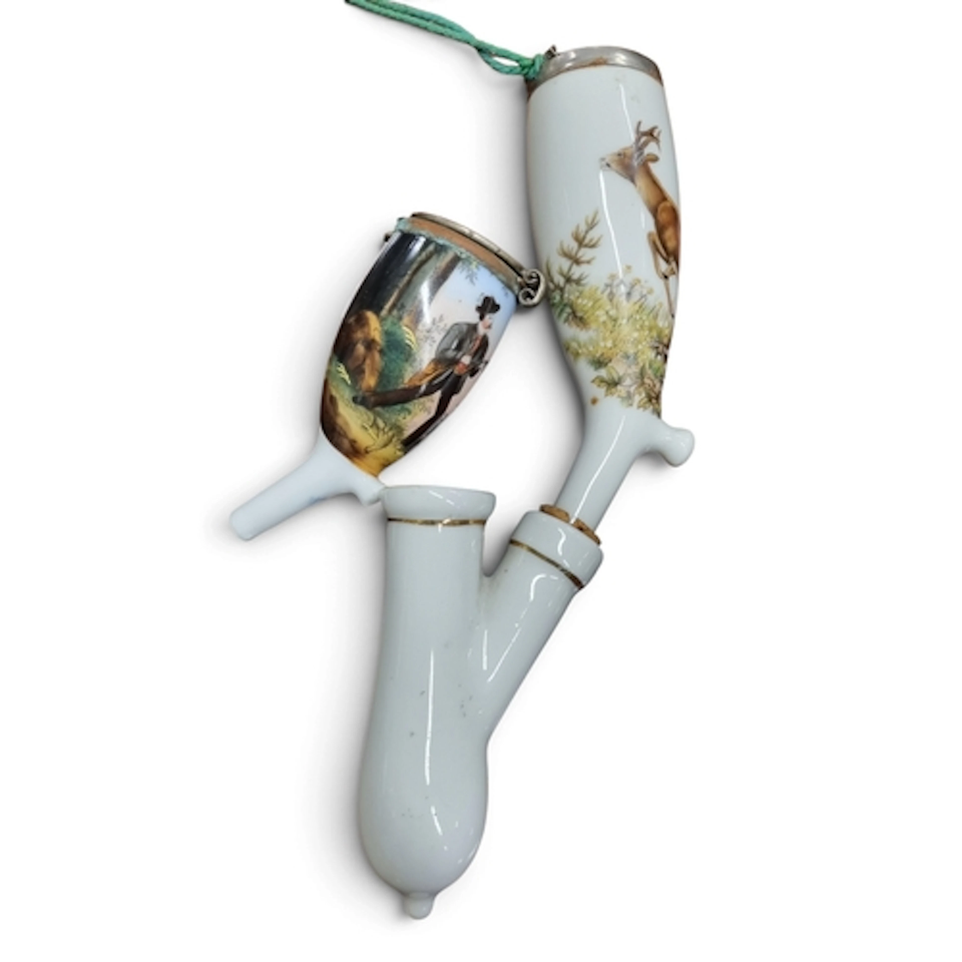A late 19th early 20th Century Austrian Porcelain Stummel Pi...