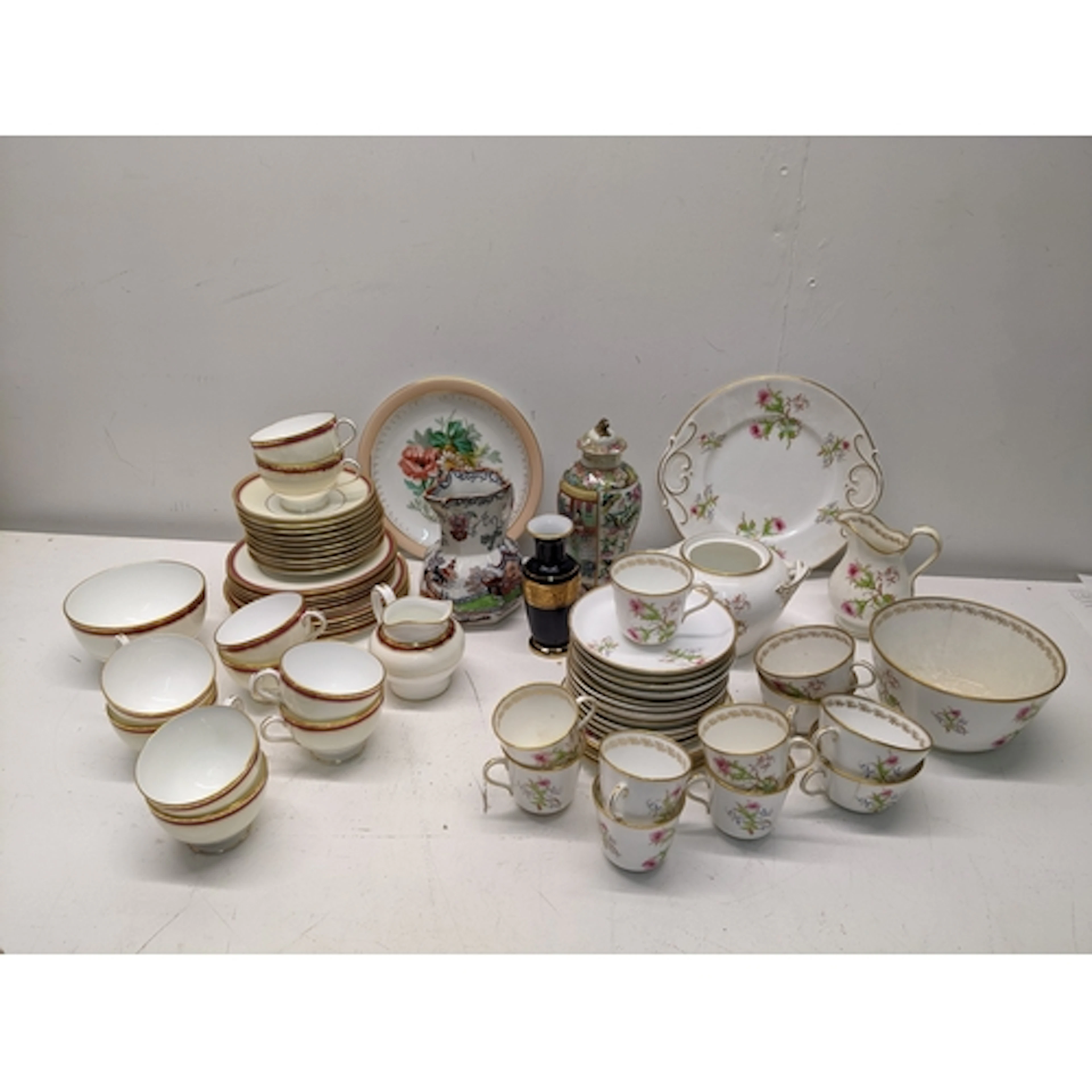 A Minton china part tea set comprising approx. 32 pieces; a ...