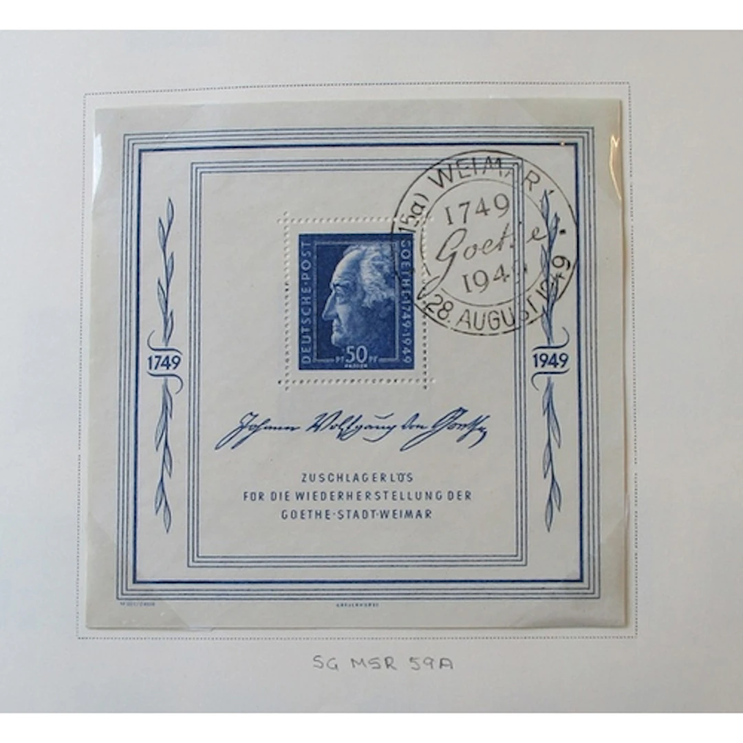 East Germany. Used collection in an old Scott album, incl 19...