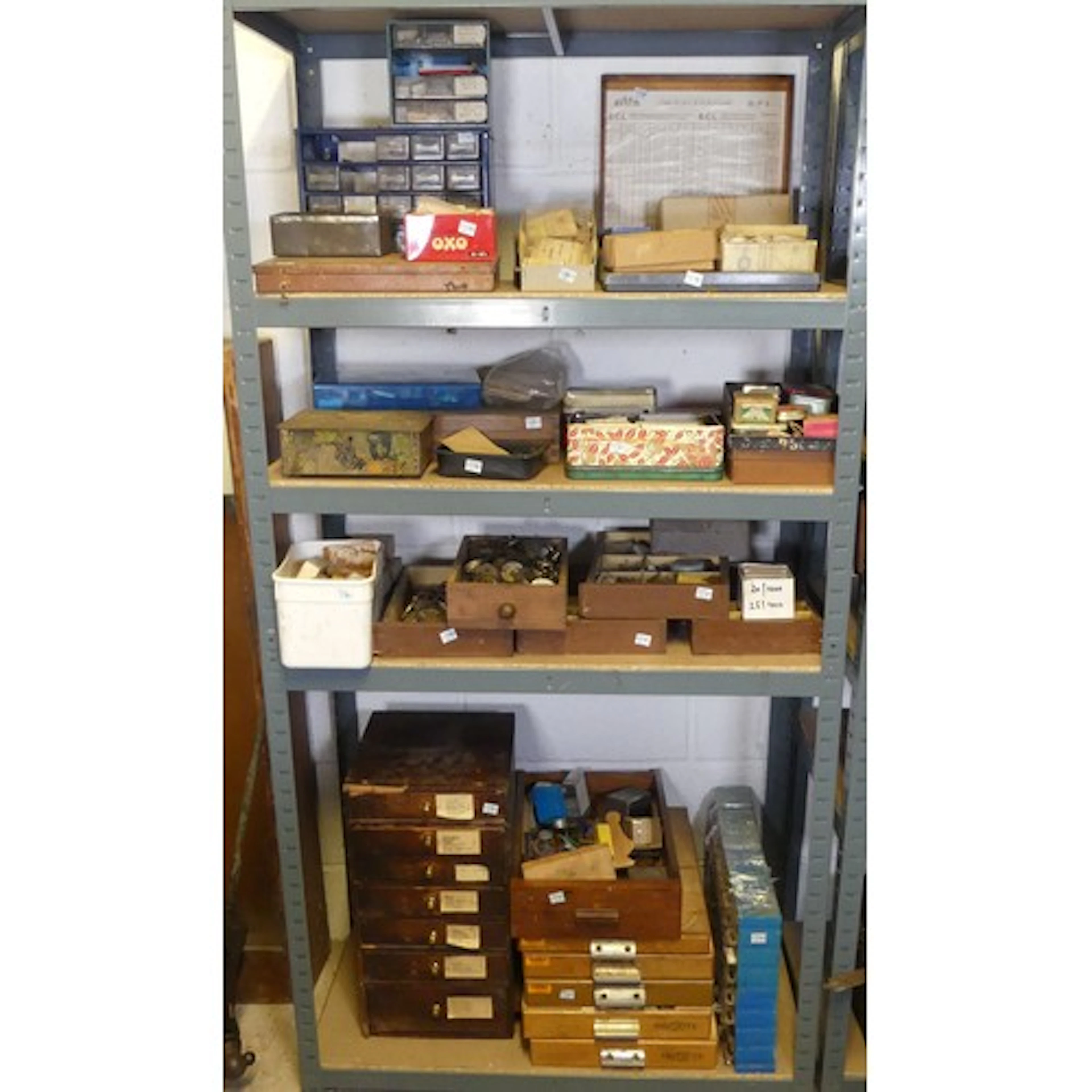 A very large collection of Watchmakers / Jewelers Parts and ...