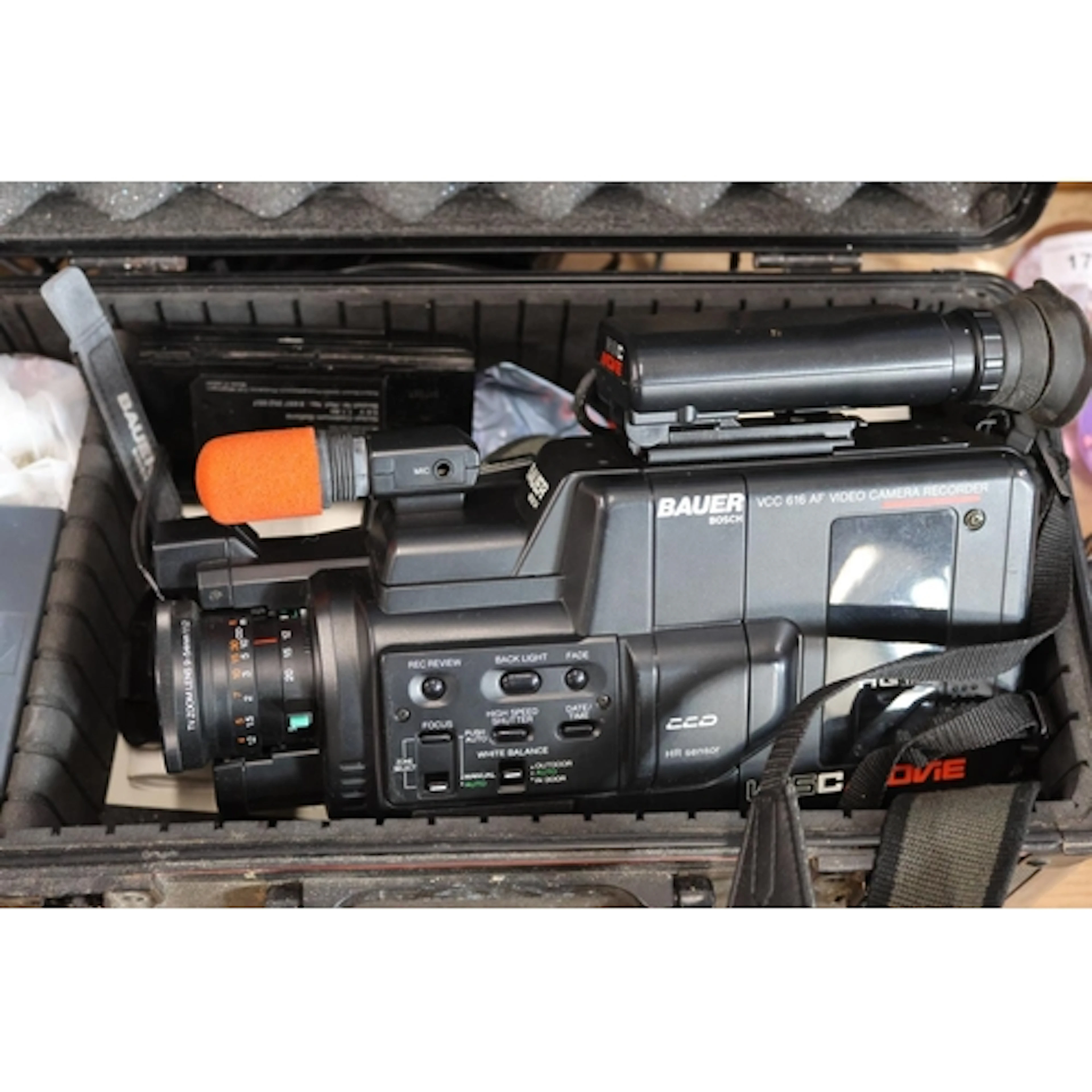 Bauer Bosch VCC616AF Video Camera Recorder, in case.