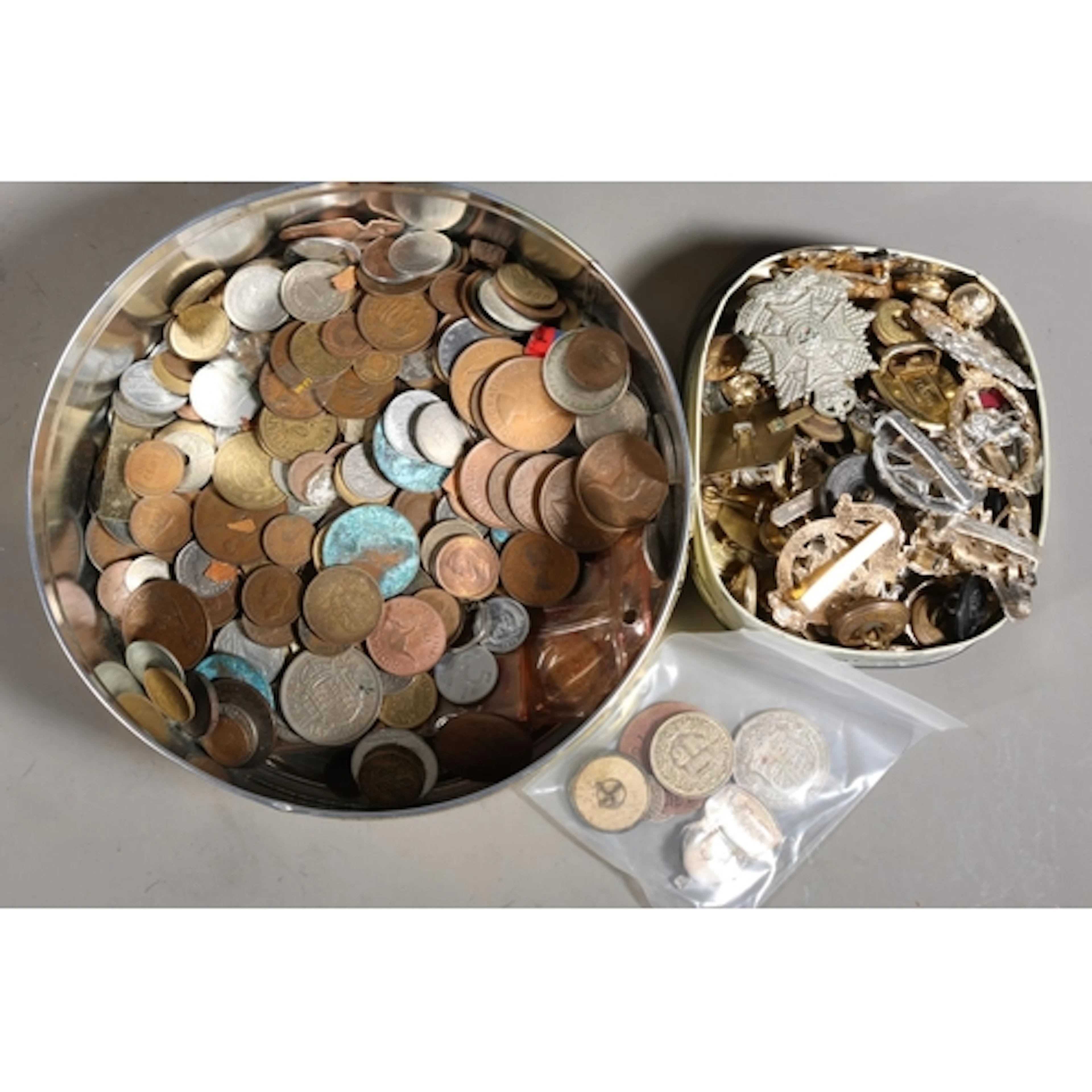 Coin collection to include UK half crown 1924, coins from HO...
