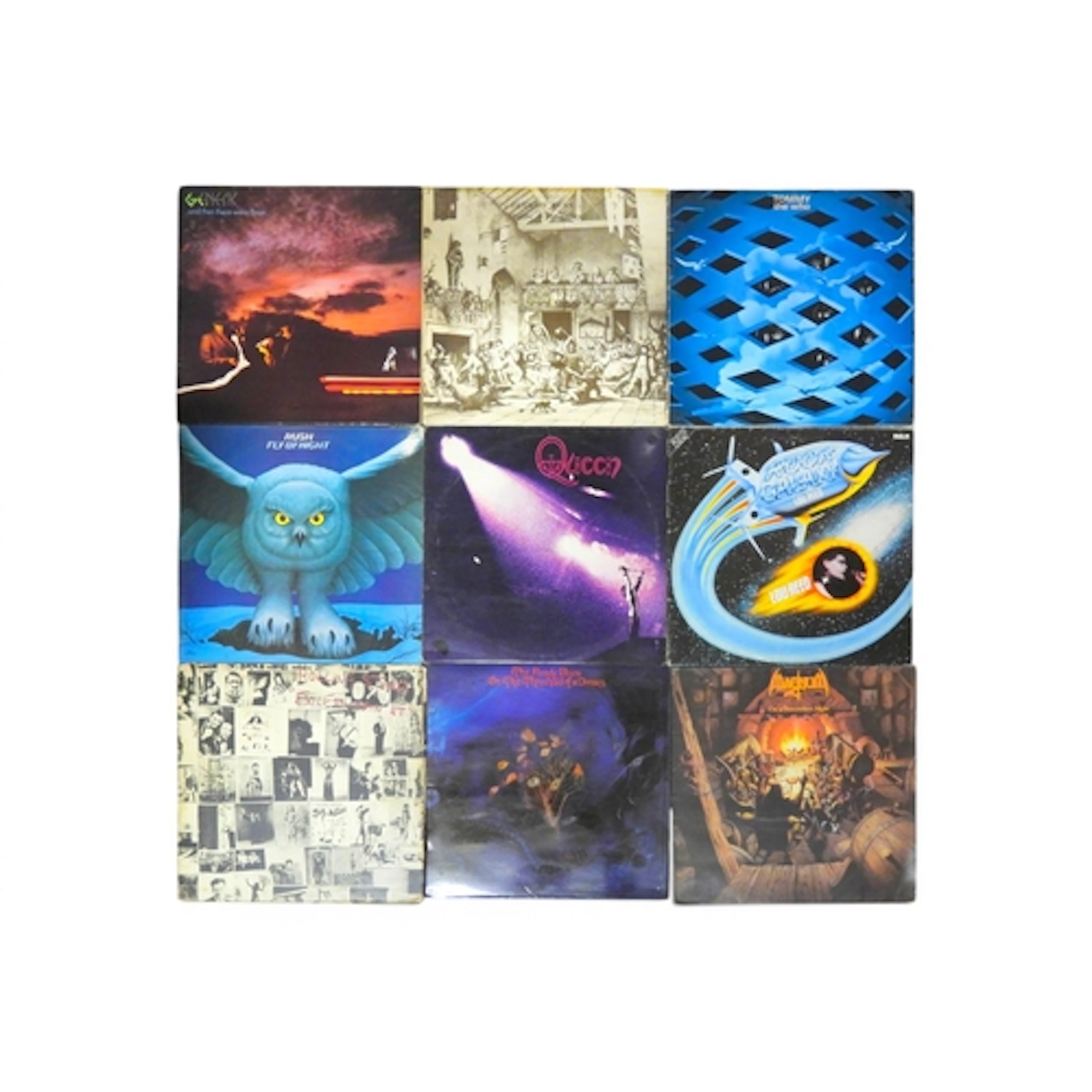 ROCK/PROG/ALTERNATIVE/FOLK -A mixed lot of 12" Vinyl LP Reco...