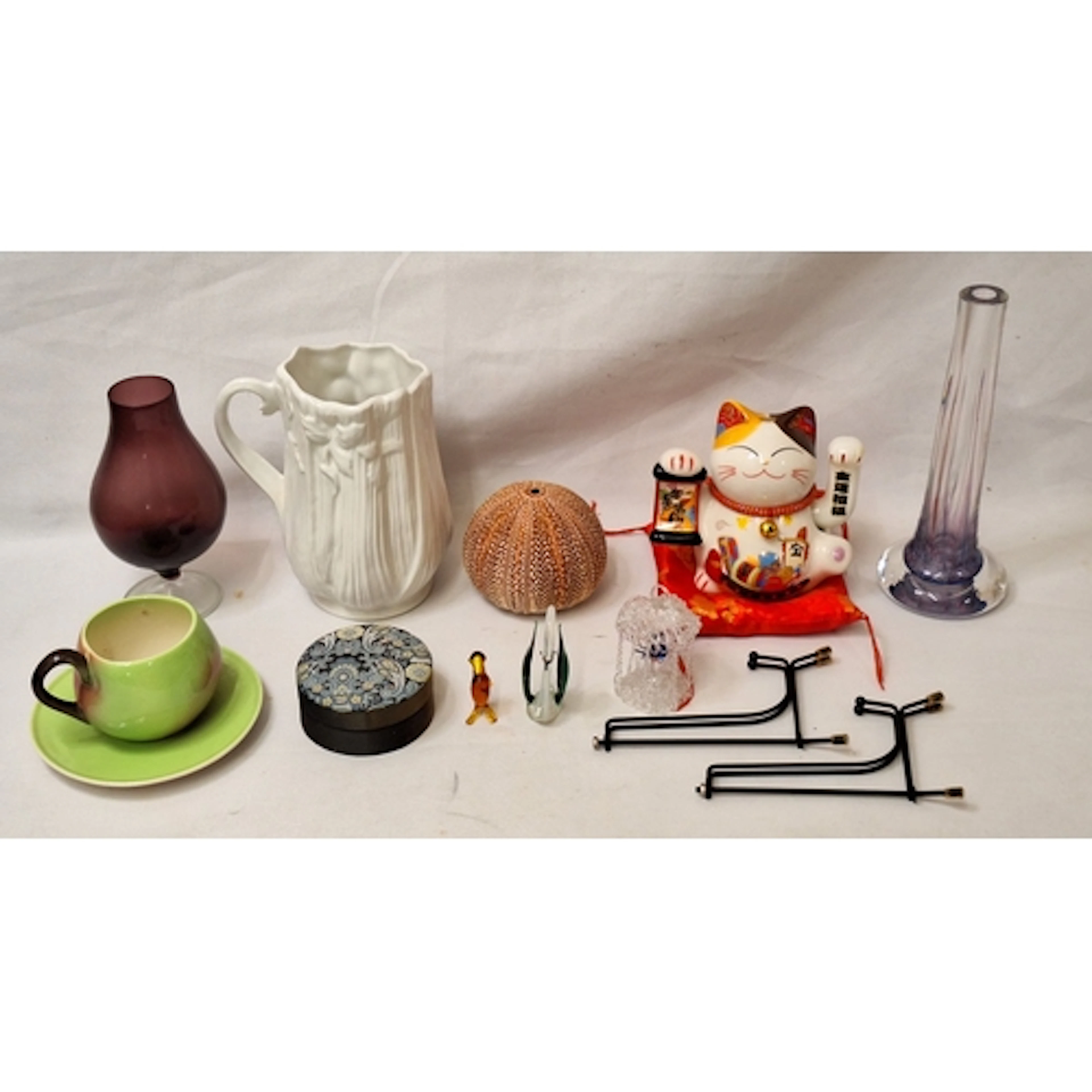 Selkirk Art Glass Vase, Sylvac Celery Jug, Carltonware apple...