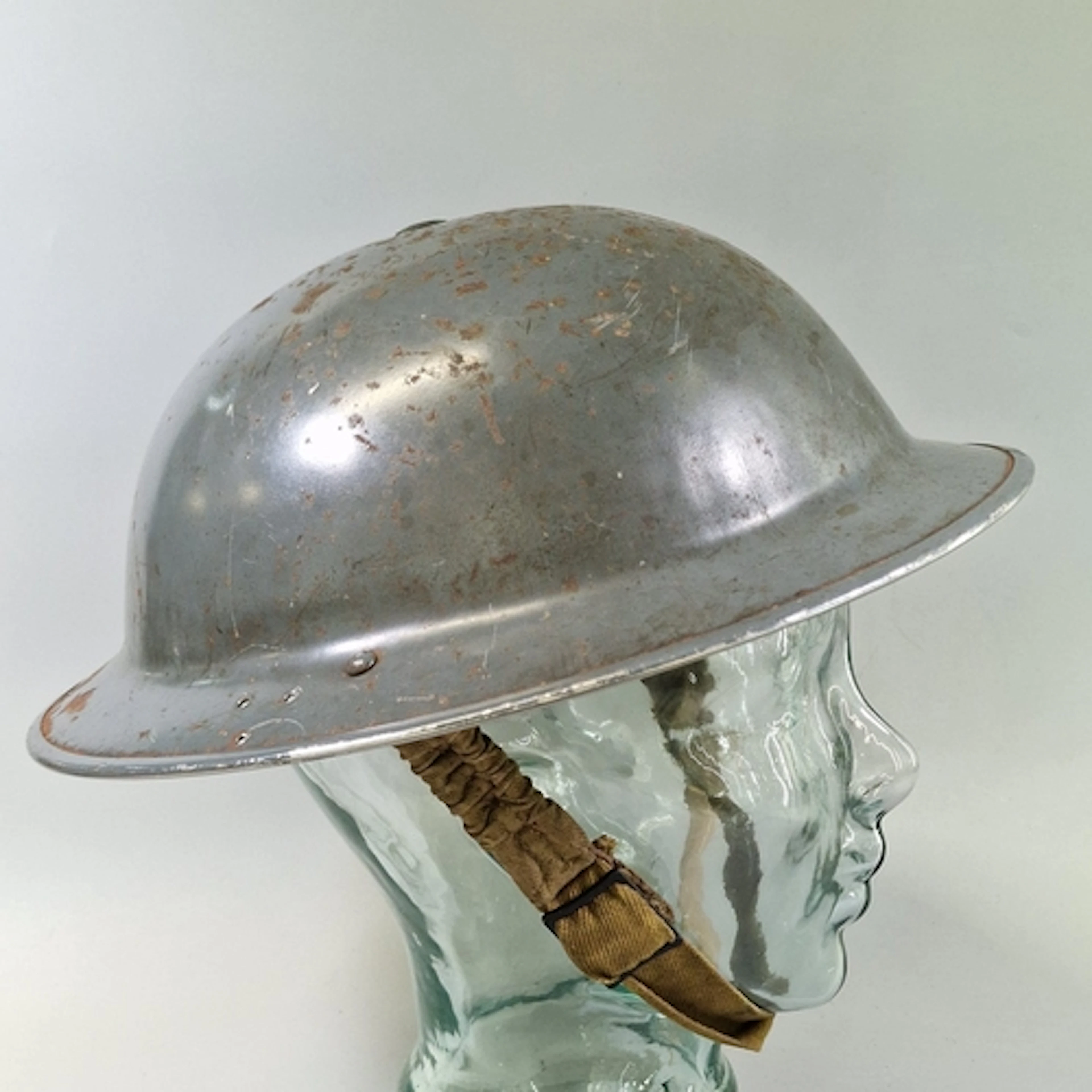 WW2 British Home Front/Civil Defence helmet, dated 1940, wit...