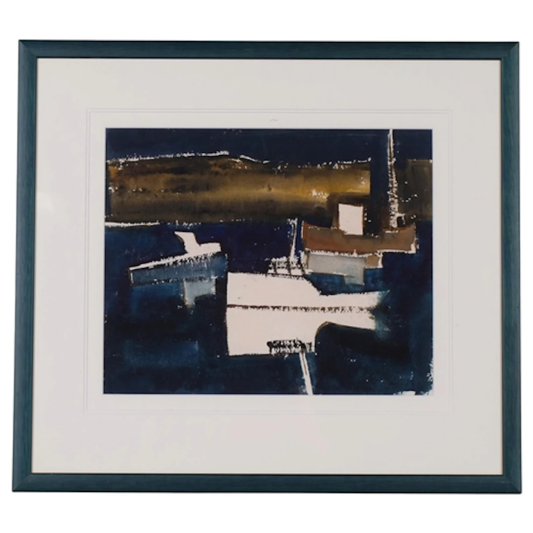 Arthur Freeman (1927 - 1992), harbour scene, watercolour, 33...
