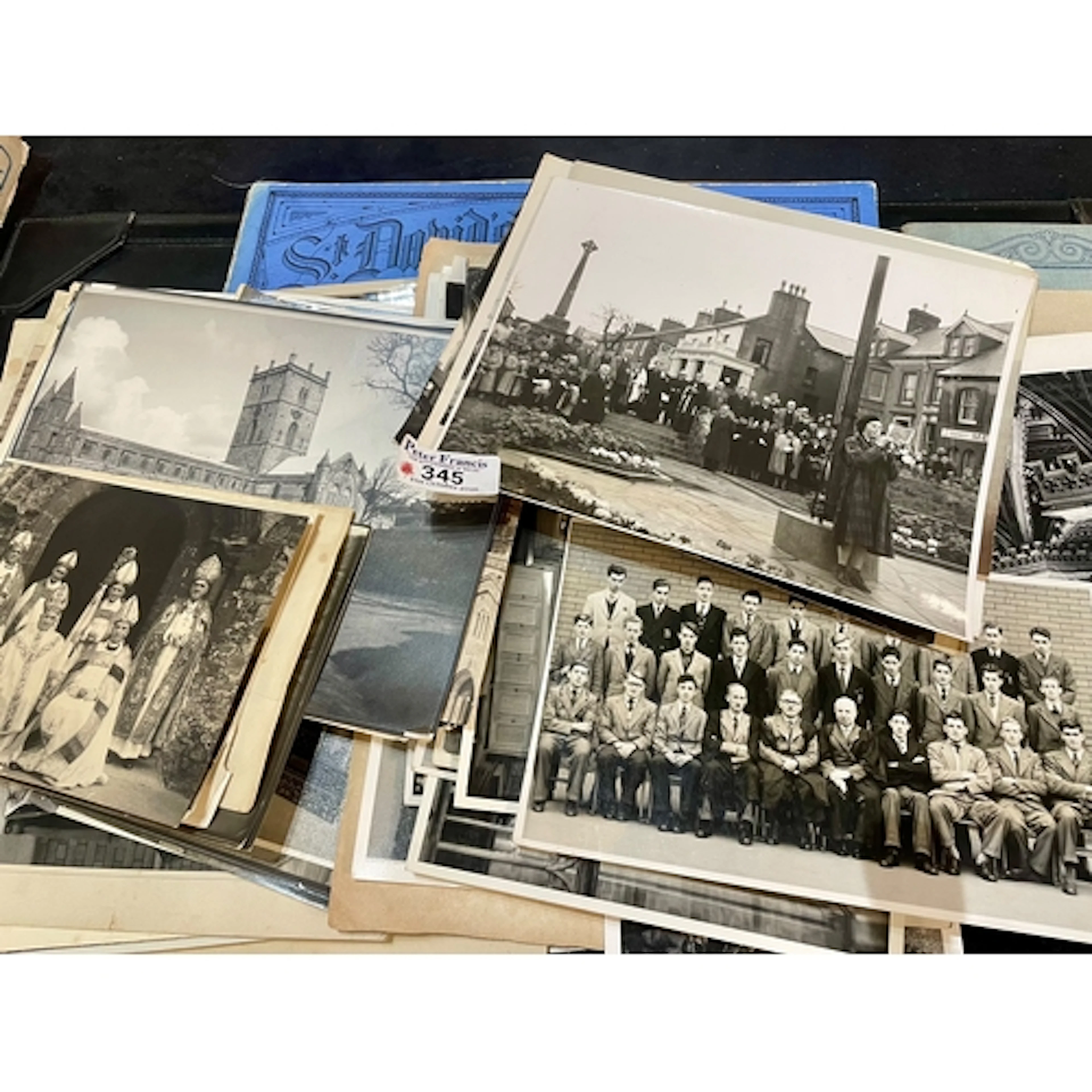 Box with large quantity of vintage Pembrokeshire photographs...