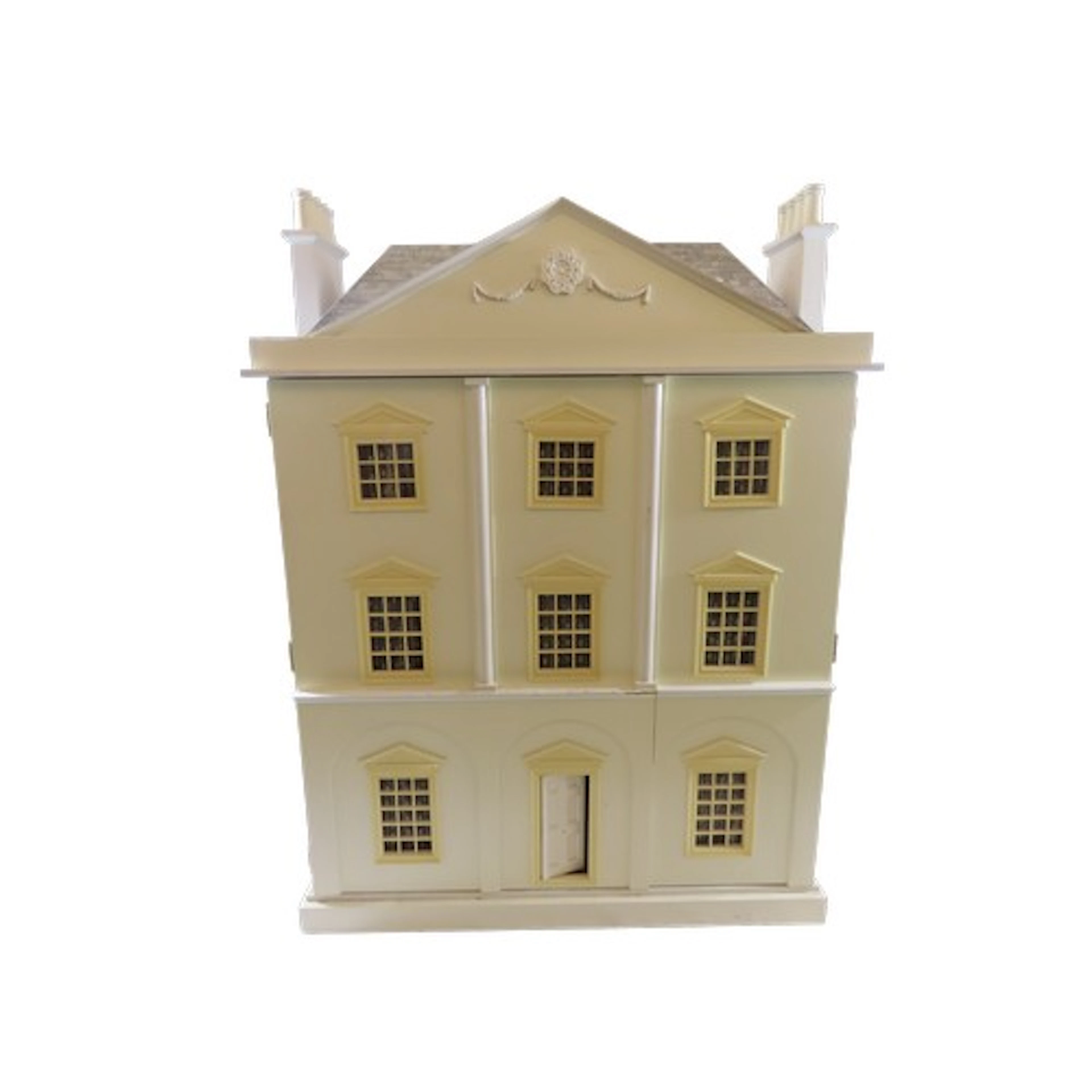 A good quality contemporary dolls house, the property in the...