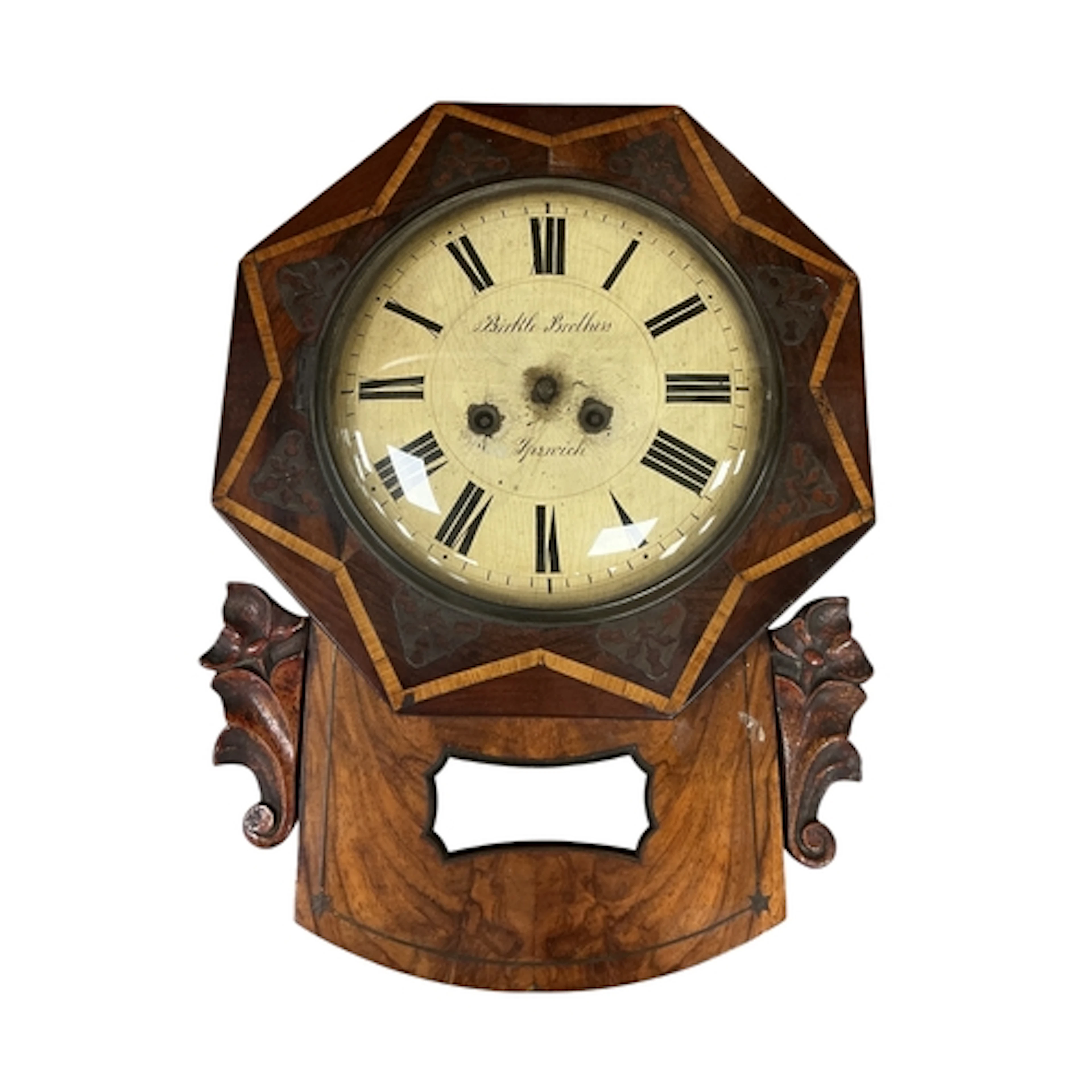 A Victorian mother of pearl inlaid rosewood writing slope, w...