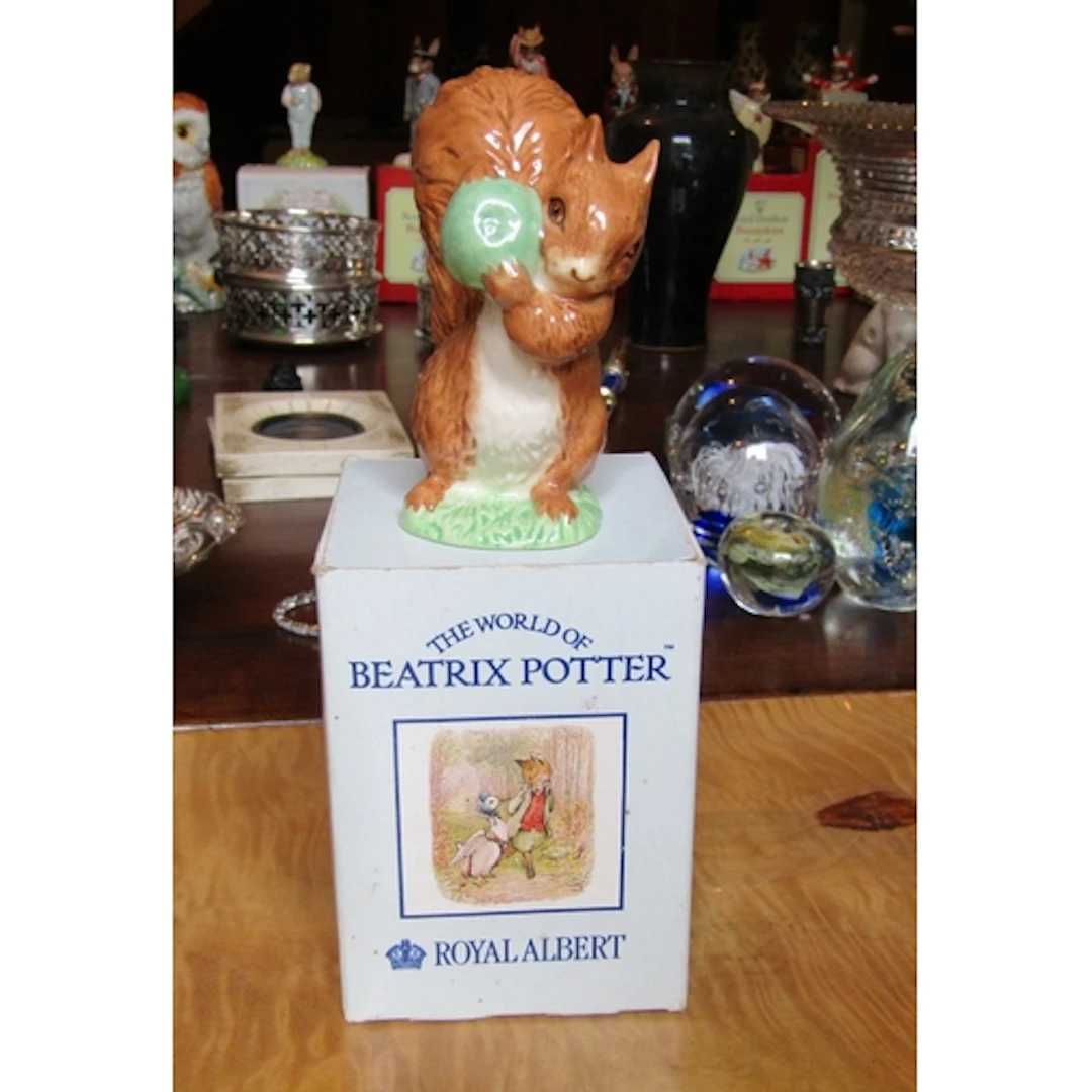 Royal Doulton Albert Beatrix Potter Figure Squirrel Nutkin F...