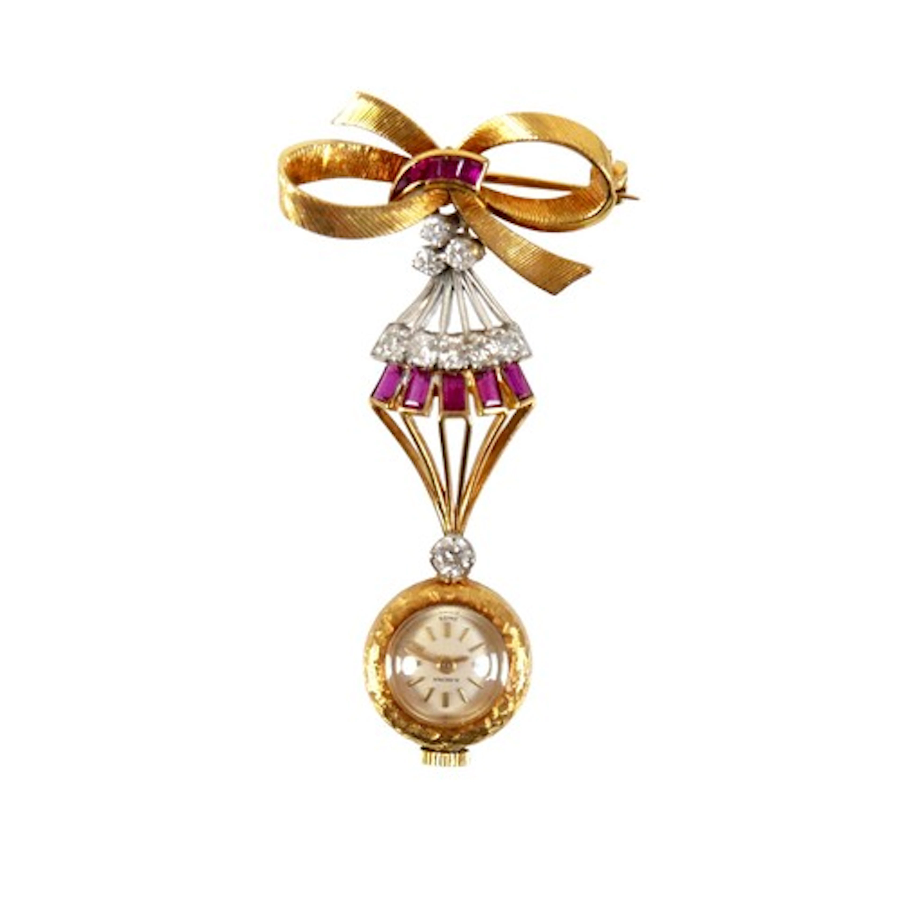 In the manner of Tiffany: an 18ct yellow and white gold diam...