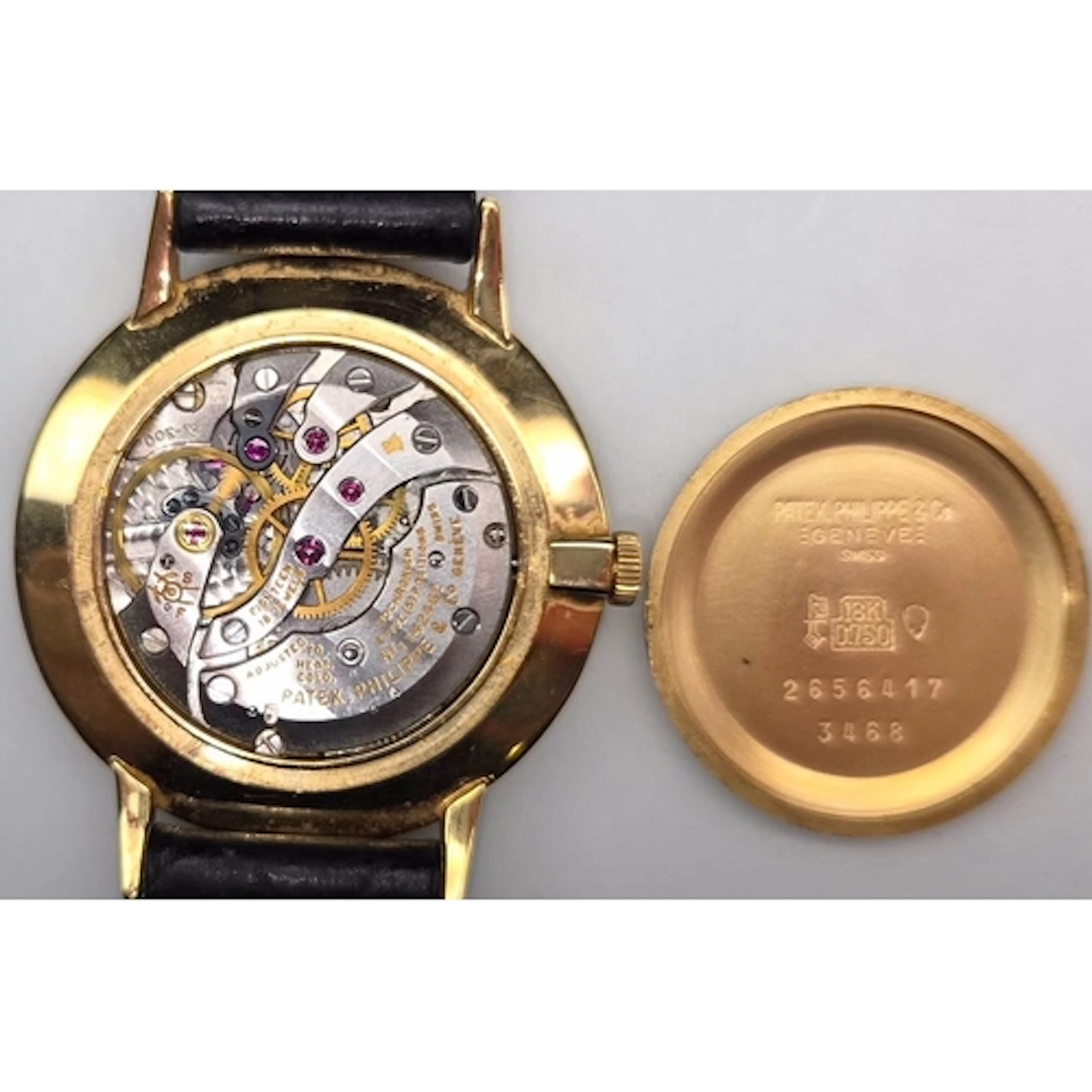 Patek Philippe Calatrava wristwatch features a classic 18ct ...