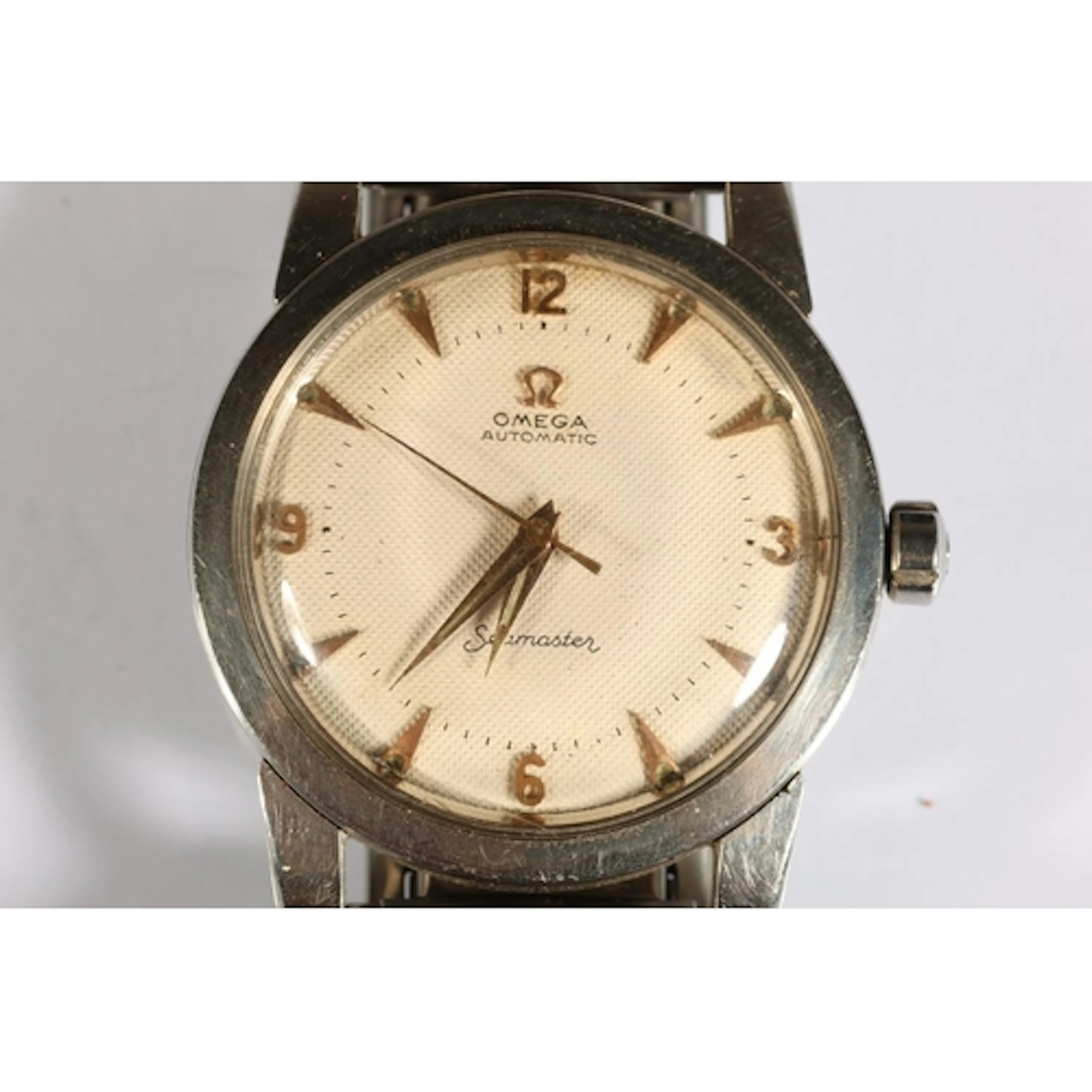 Omega Seamaster automatic wristwatch with 17 jewel 345 calib...