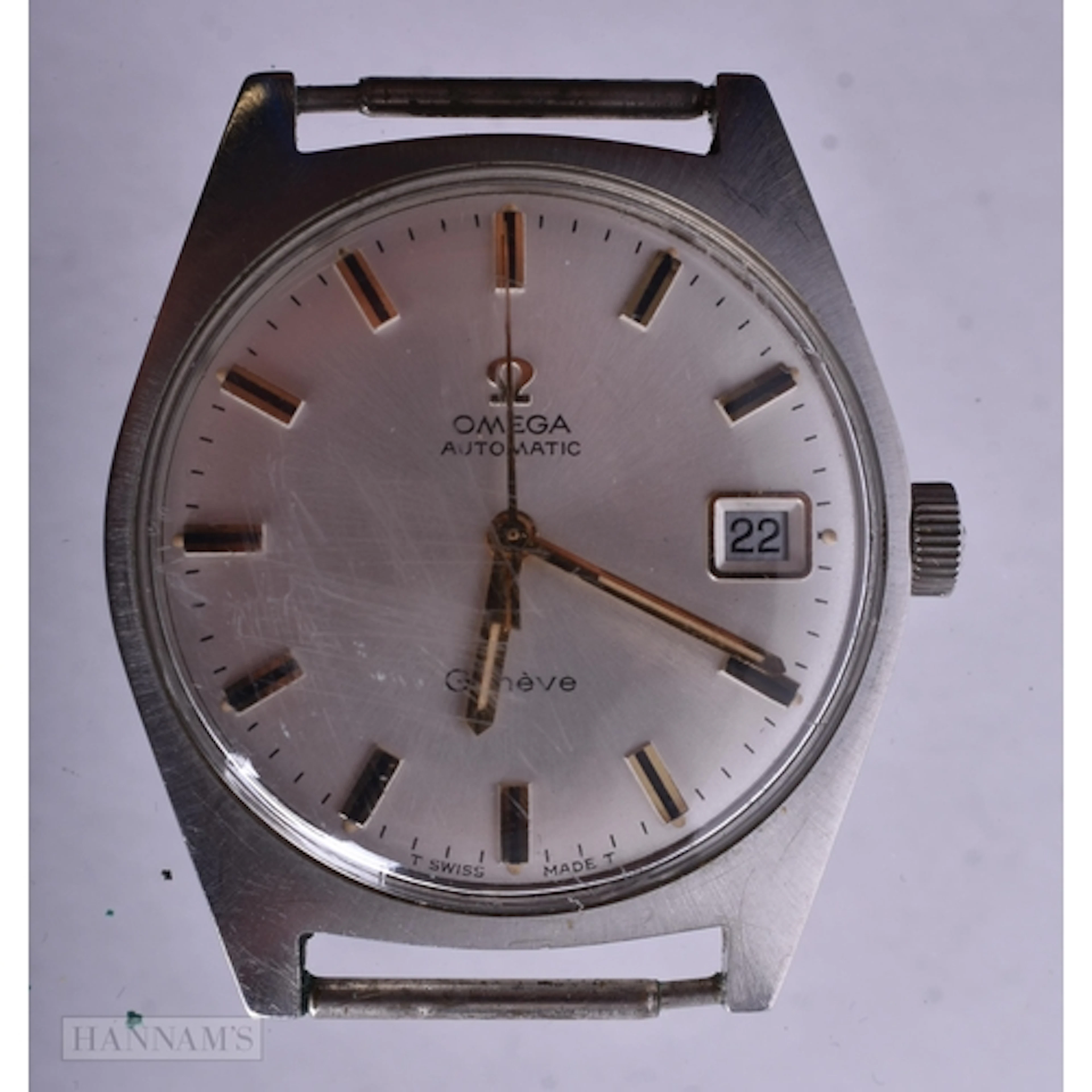 A Vintage Omega Geneve Automatic Watch. 3.6 cm incl crown. ...
