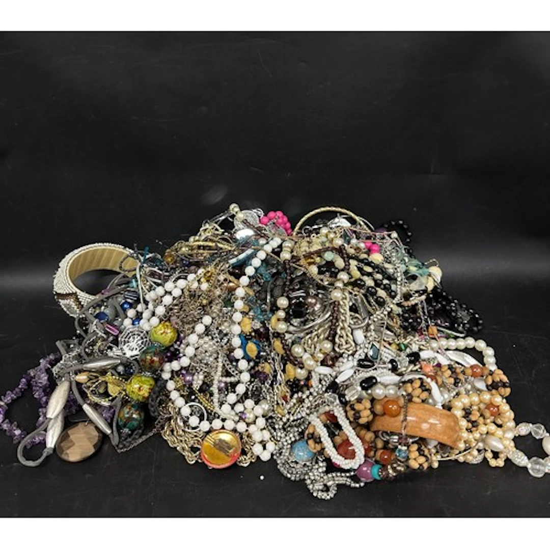 A collection of costume jewellery, (4 bags)