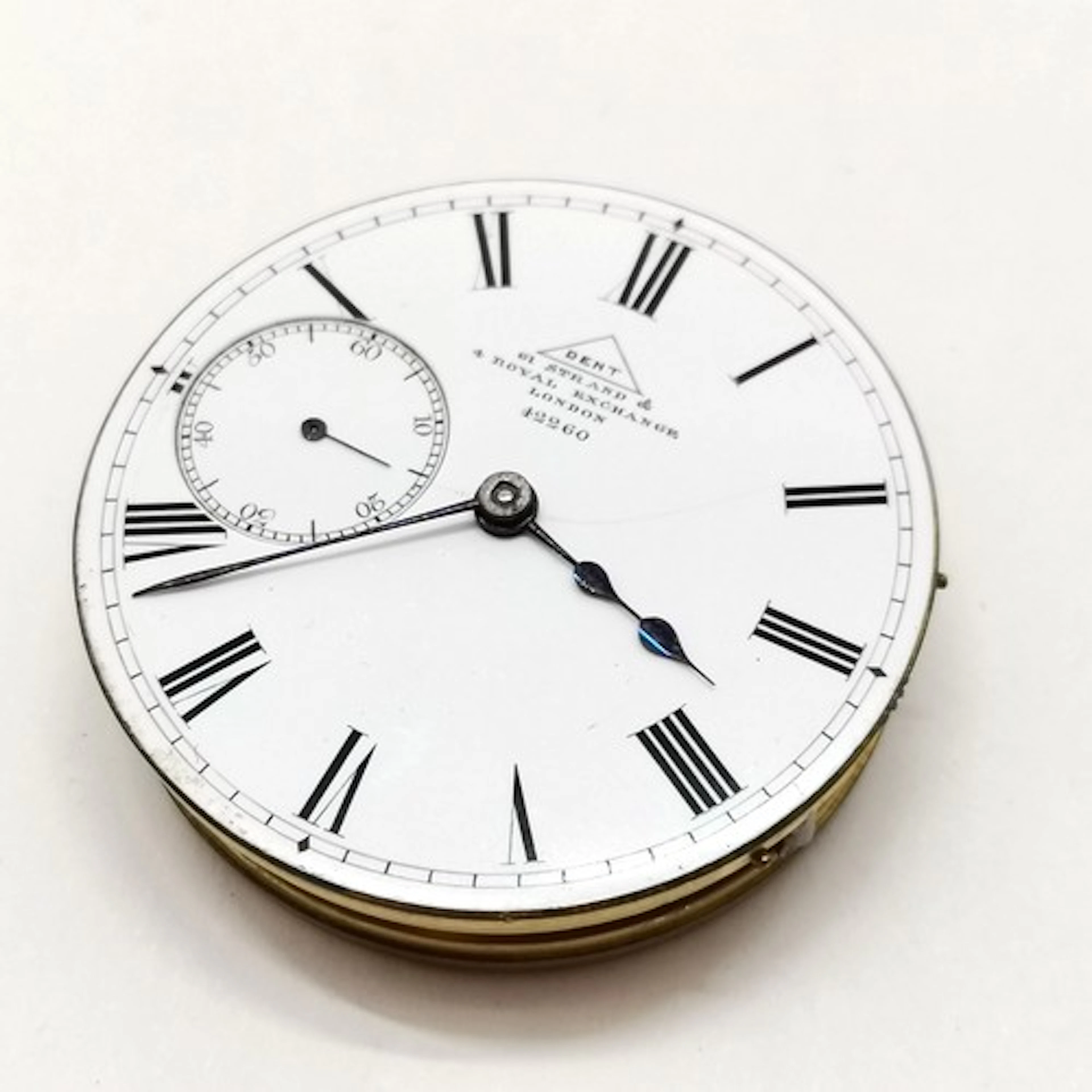 Dent pocket watch movement with 9:00 sub-dial - 40mm - for s...