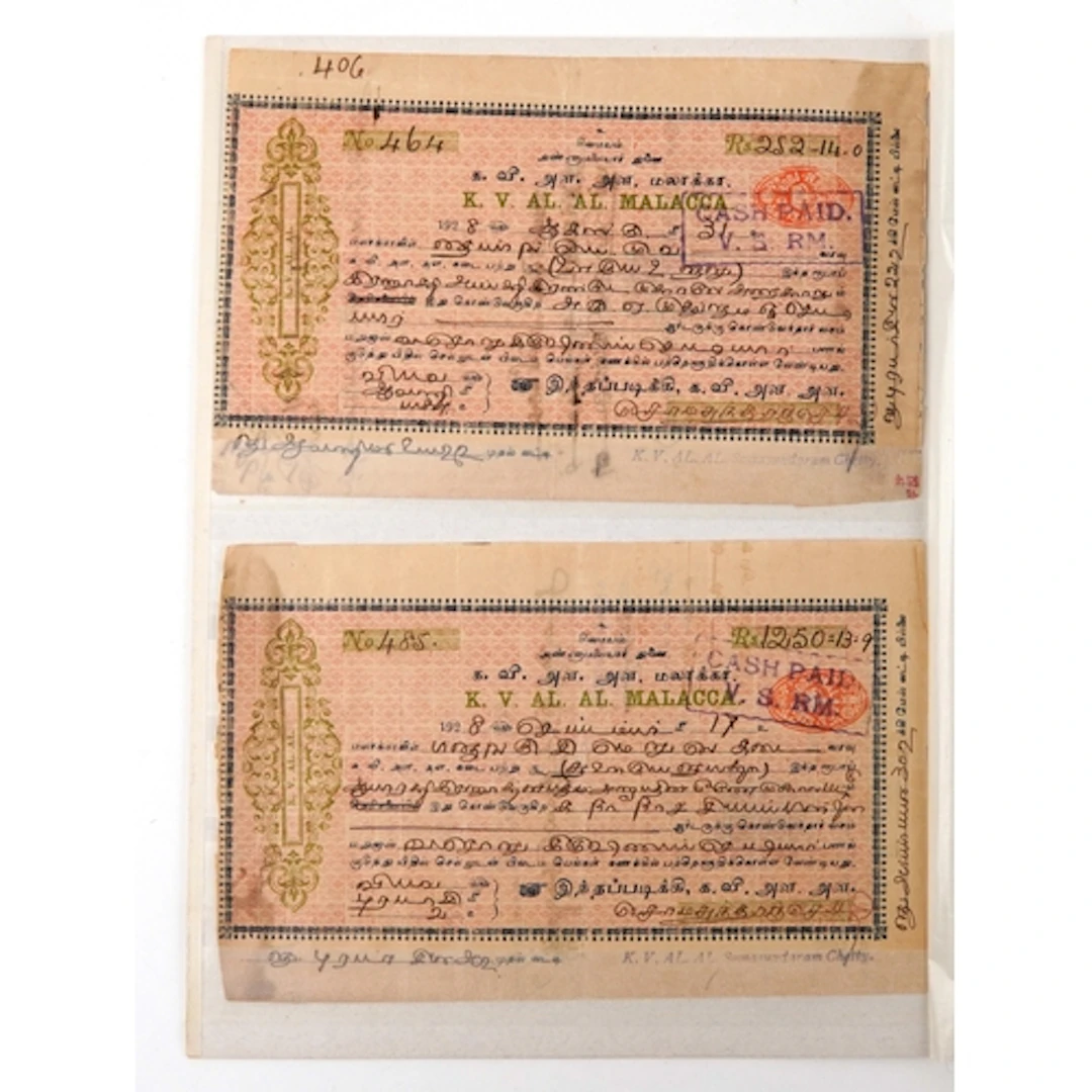 Twelve early 20th century South East Asia Fiscal/Financial h...