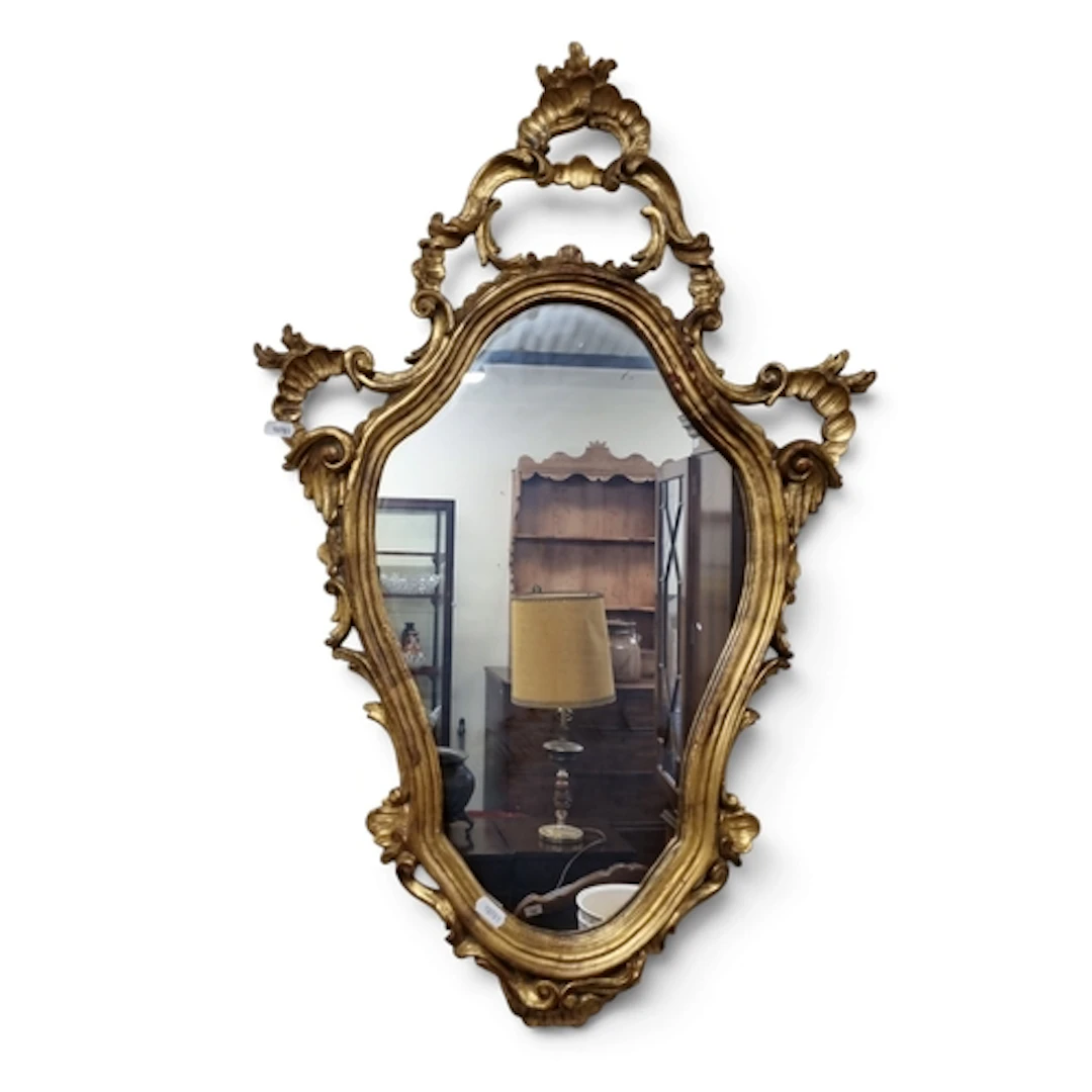 A lovely pair of 19th Century Timber Gilt Wall Mirrors with ...